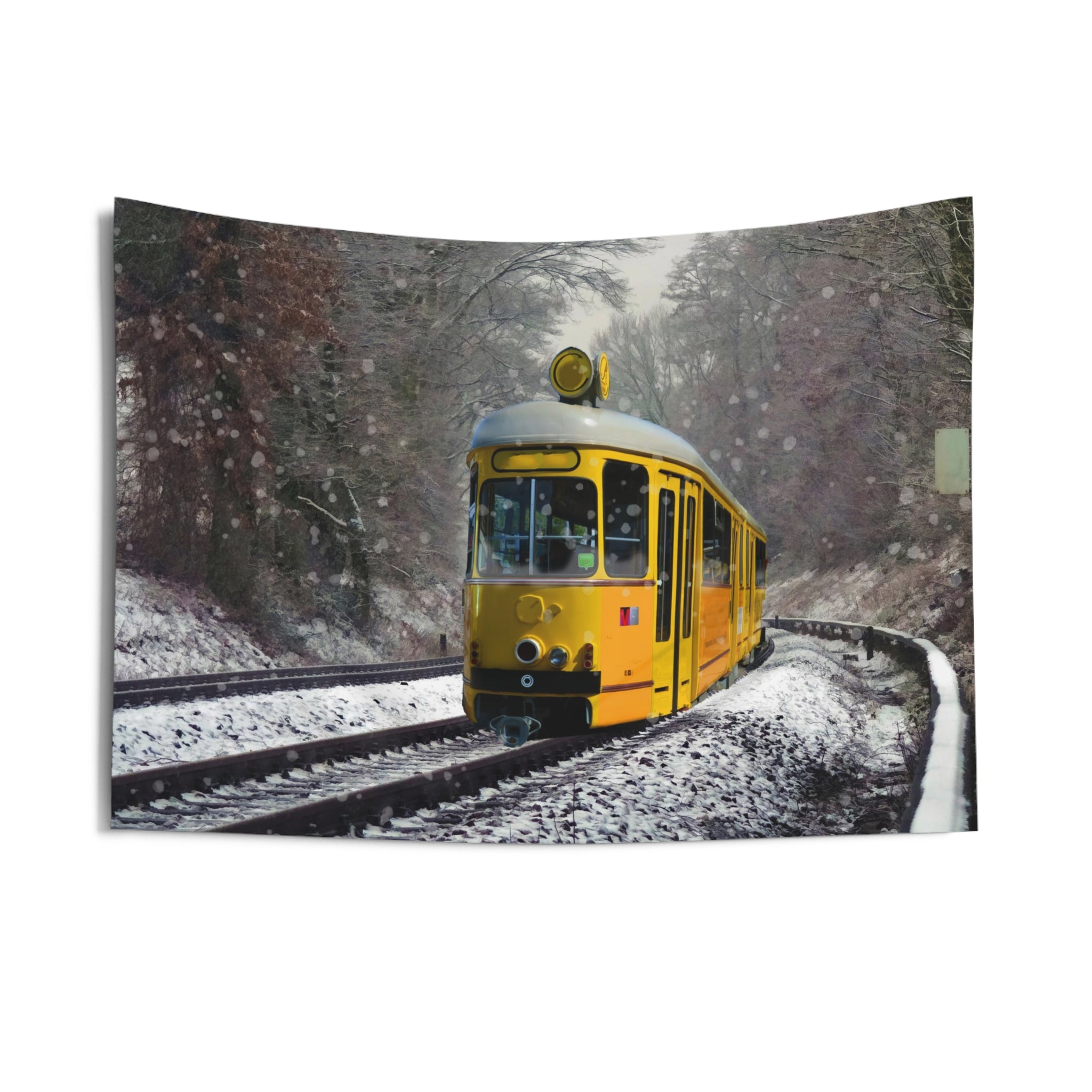 Yellow Tram Tapestry-2