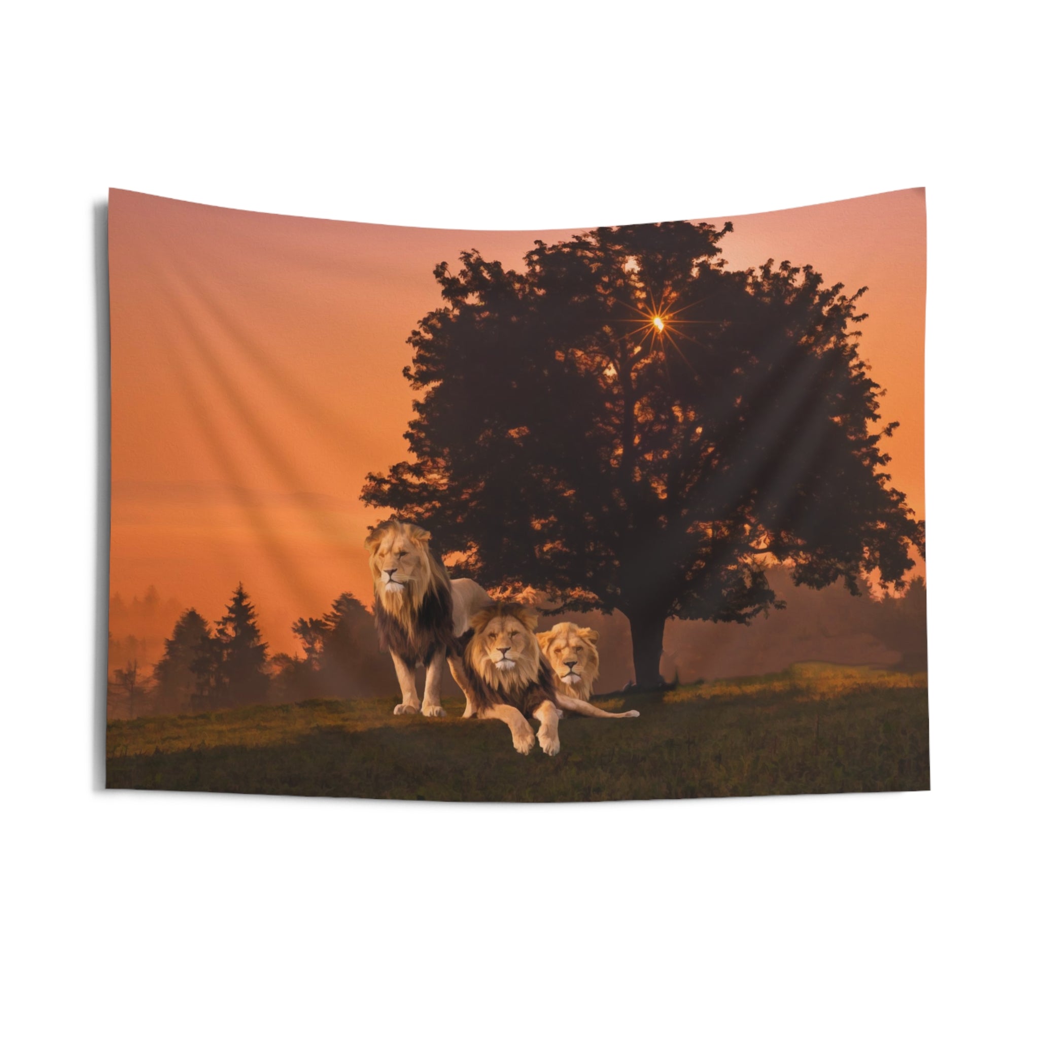 Three Lions Tapestry-2