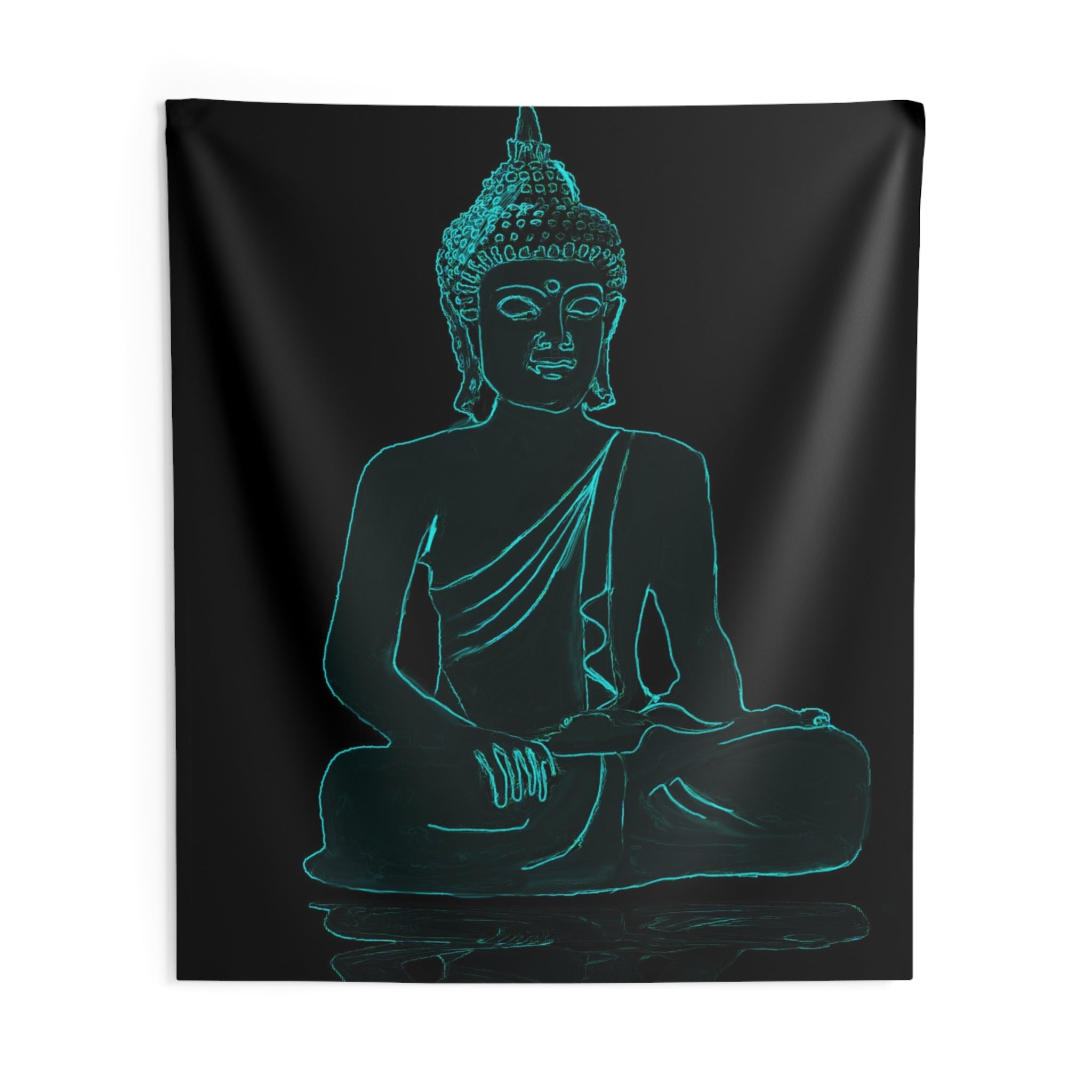 Glow in Dark Buddha Tapestry-3