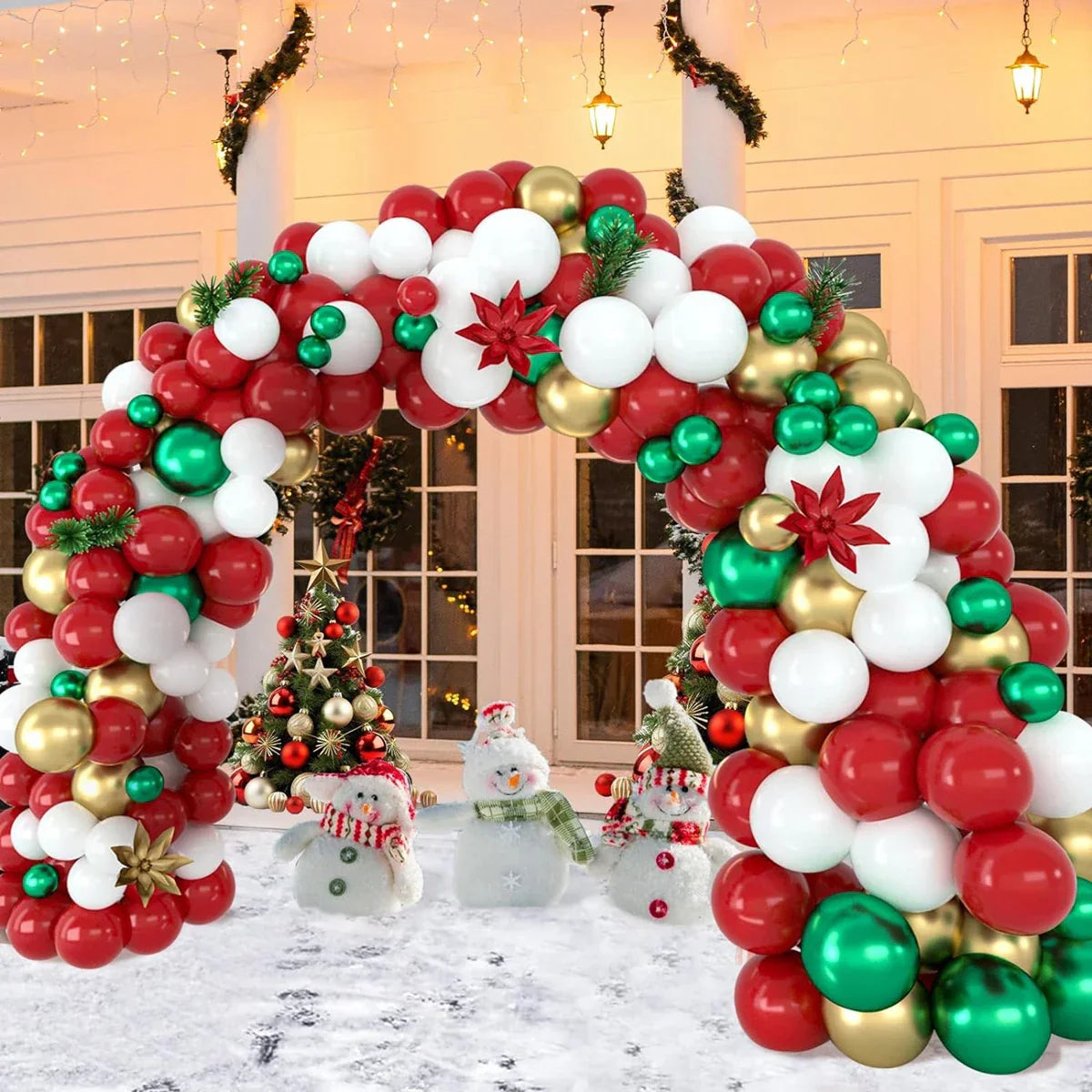 Christmas Balloon Garland Arch Kit (153 Pcs)-3