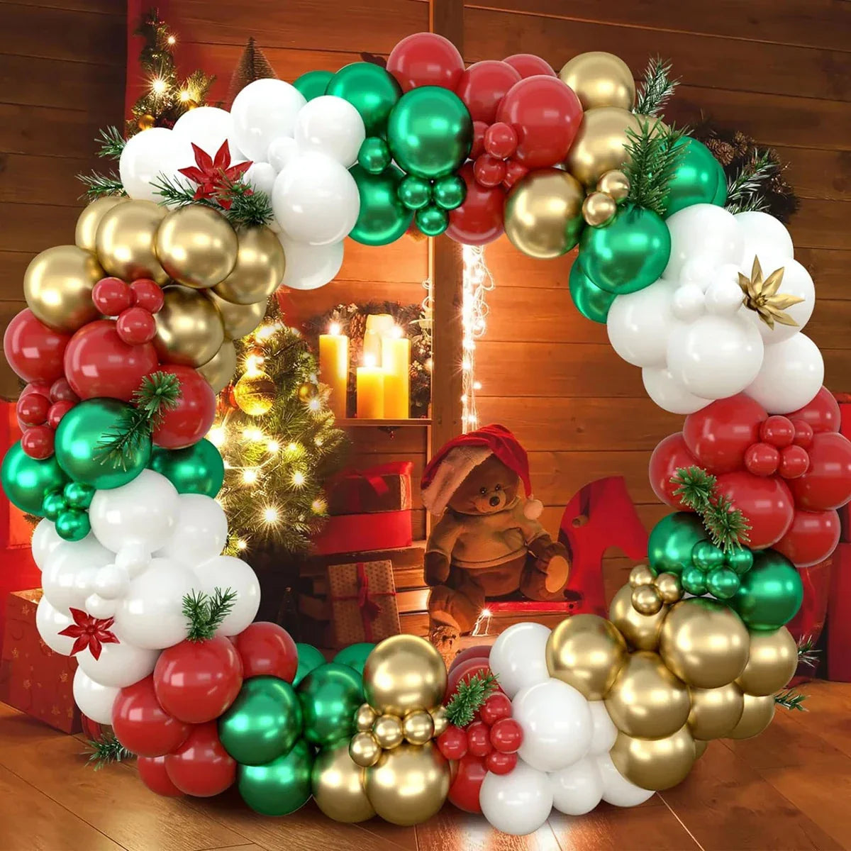 Christmas Balloon Garland Arch Kit (153 Pcs)-2
