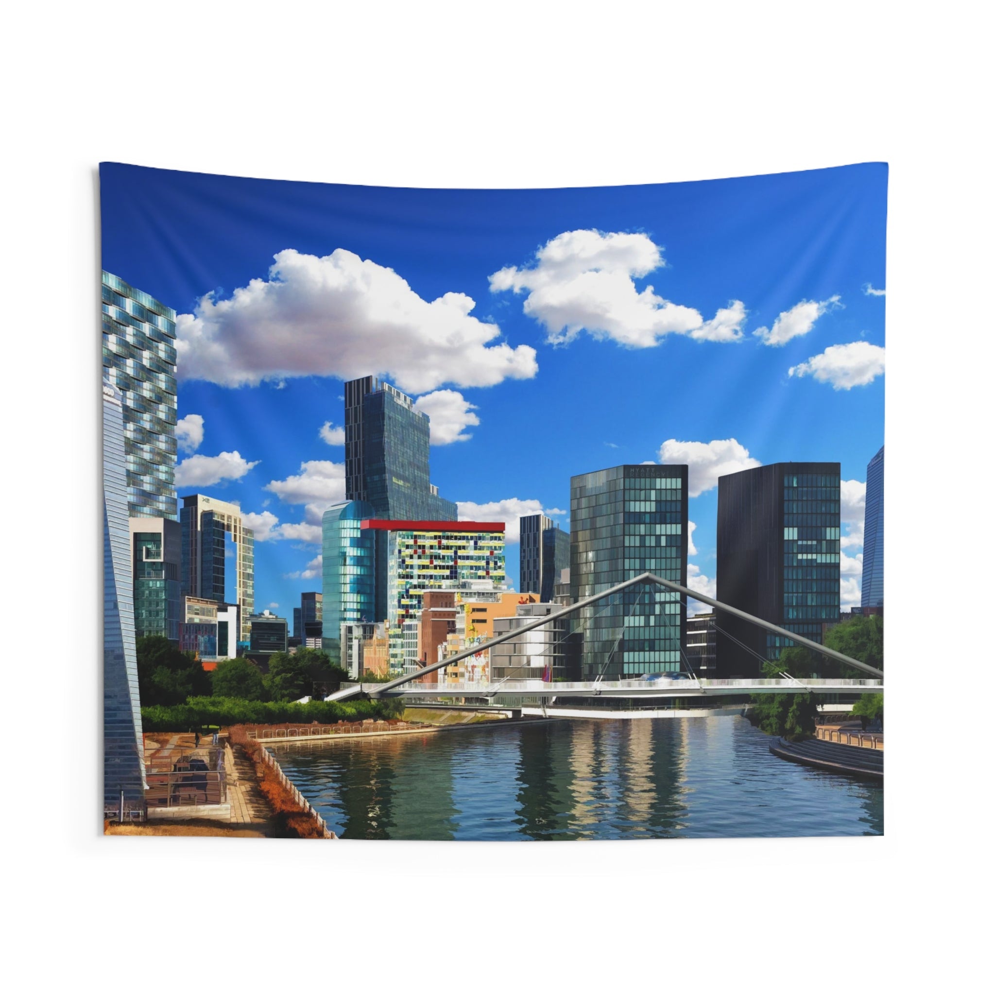 South korea Skyline Tapestry-0