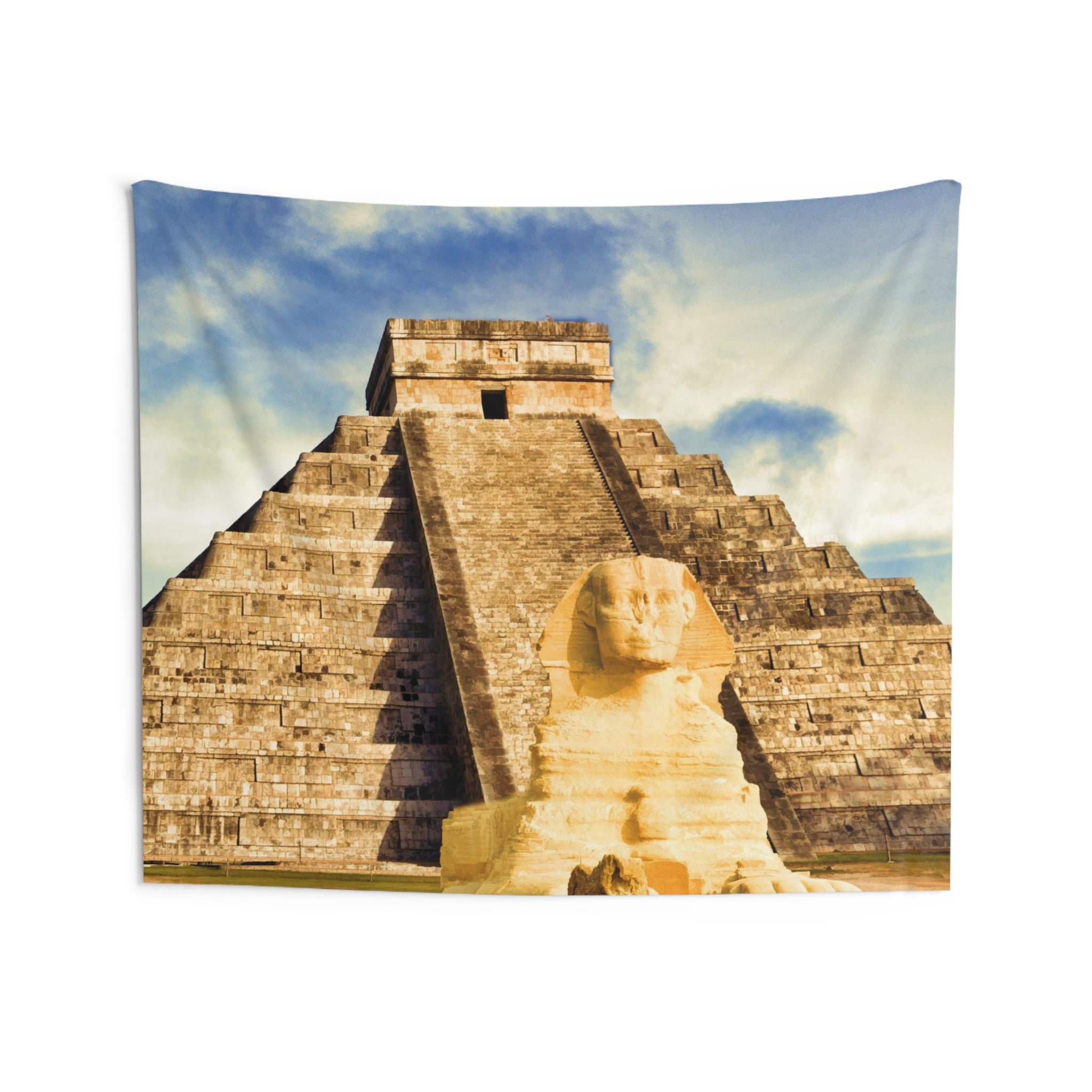 Pyramid on canvasTapestry-3