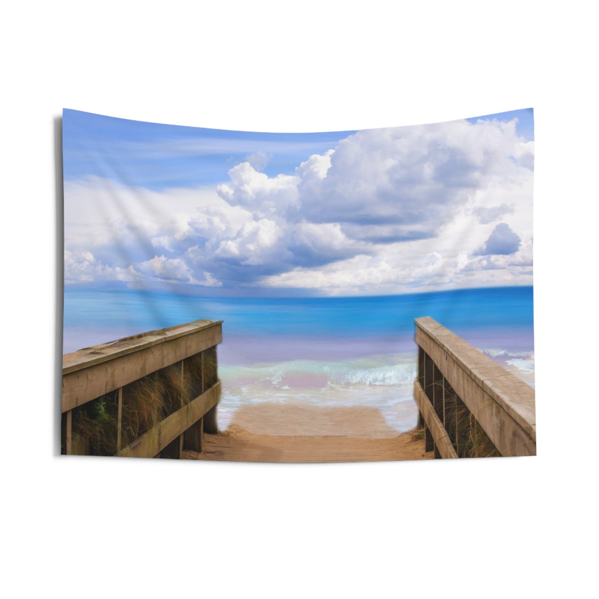 Beach Path to sea Tapestry-2