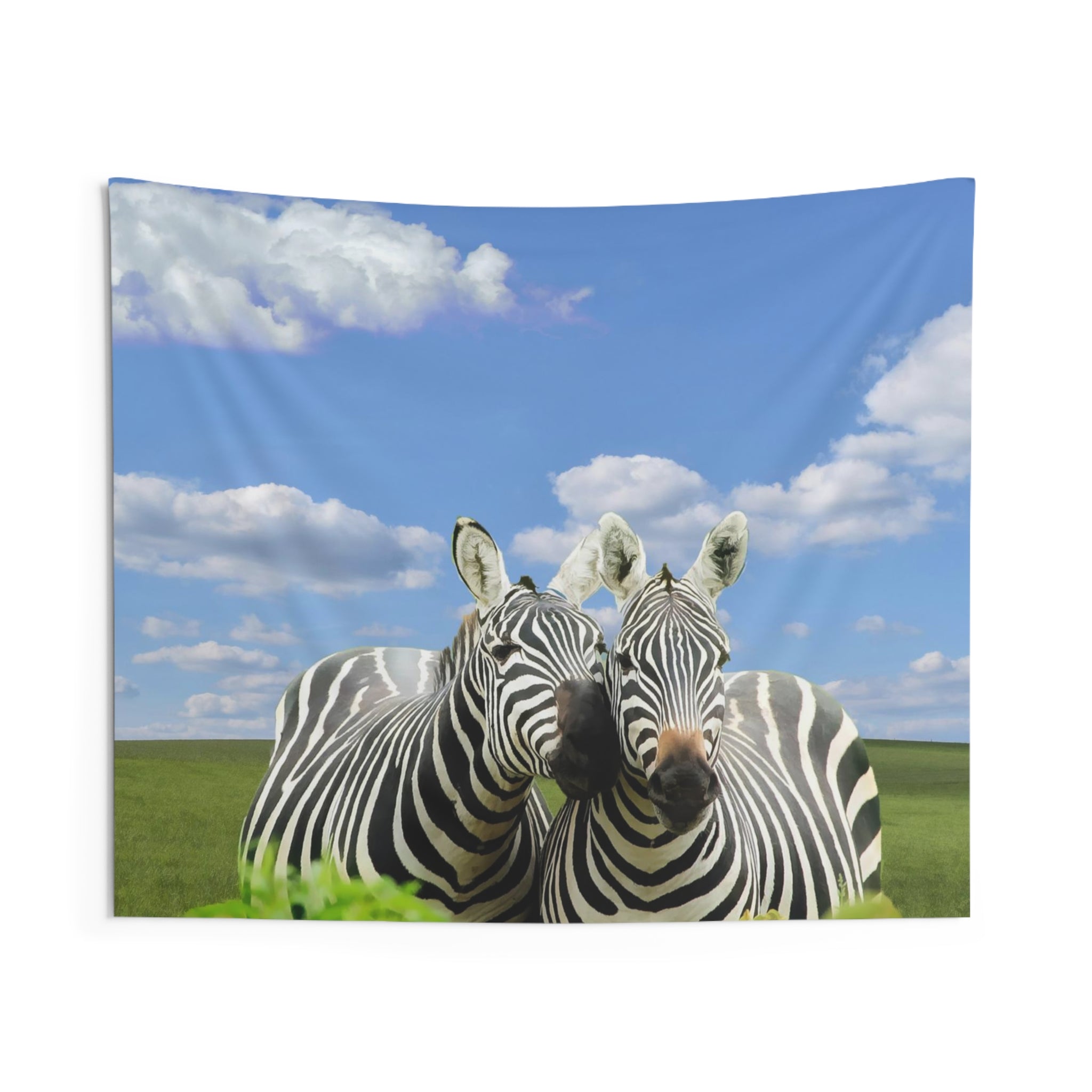 Black White Zebra Tapestry-0