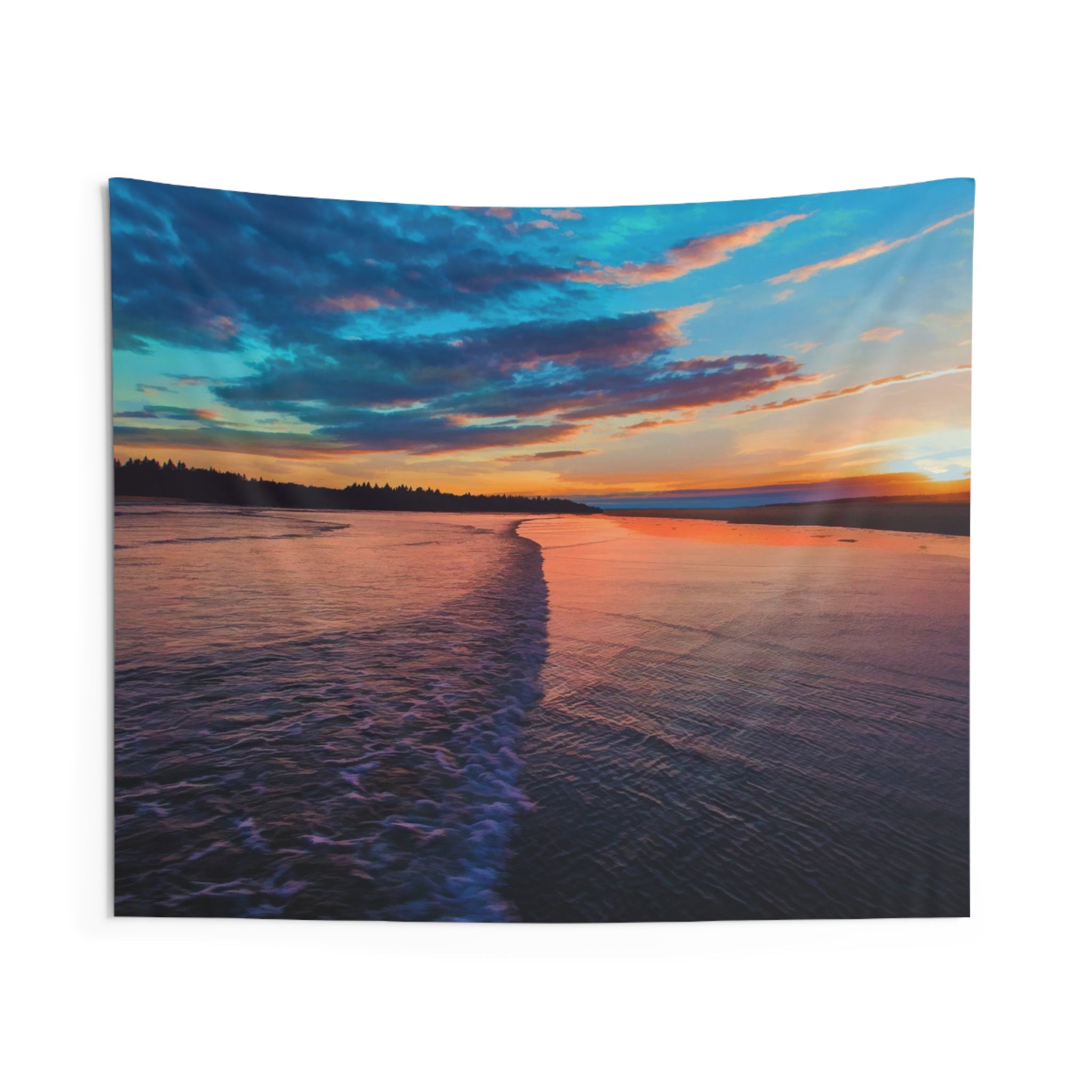 Sunset Beach Tapestry-0