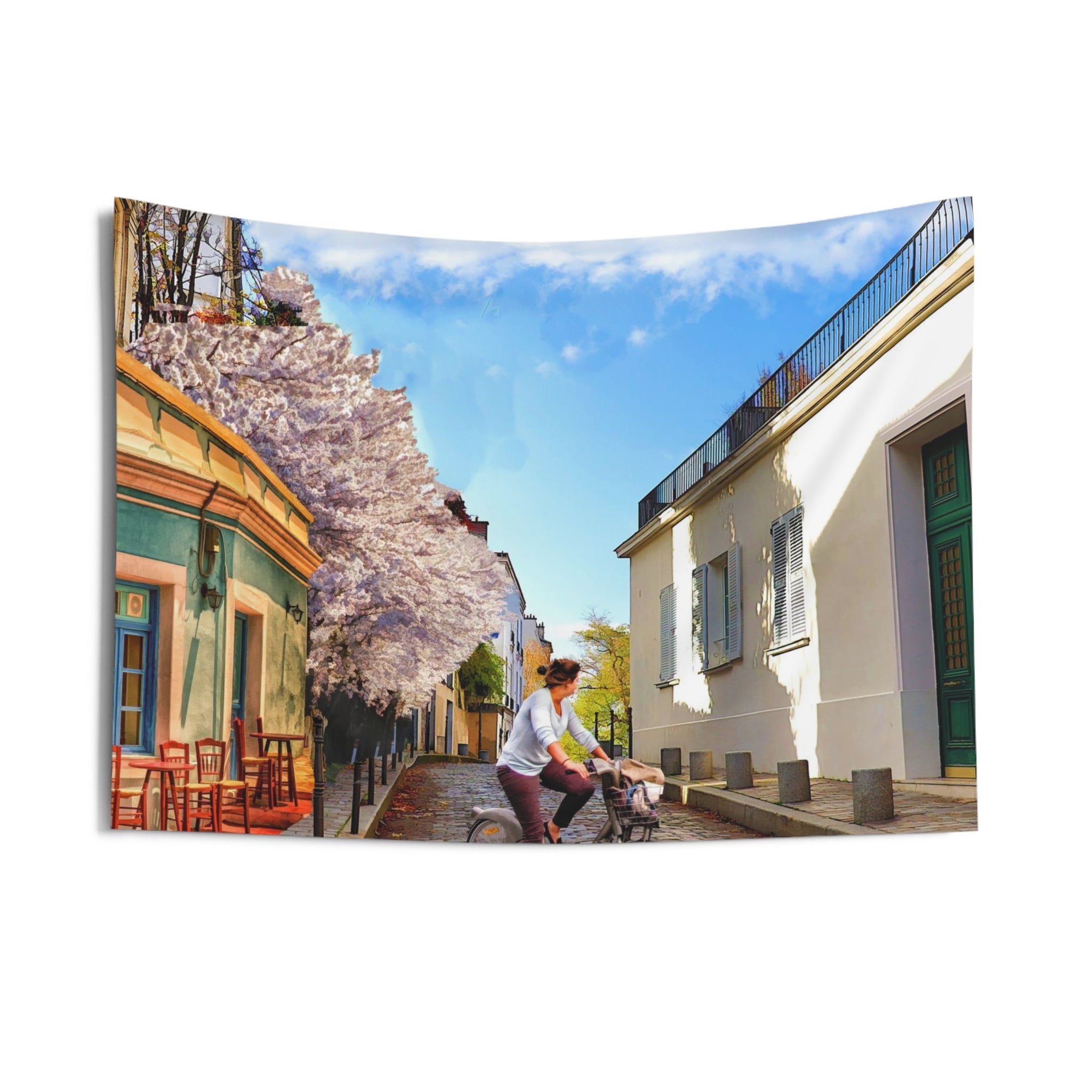 Town street Tapestry-2