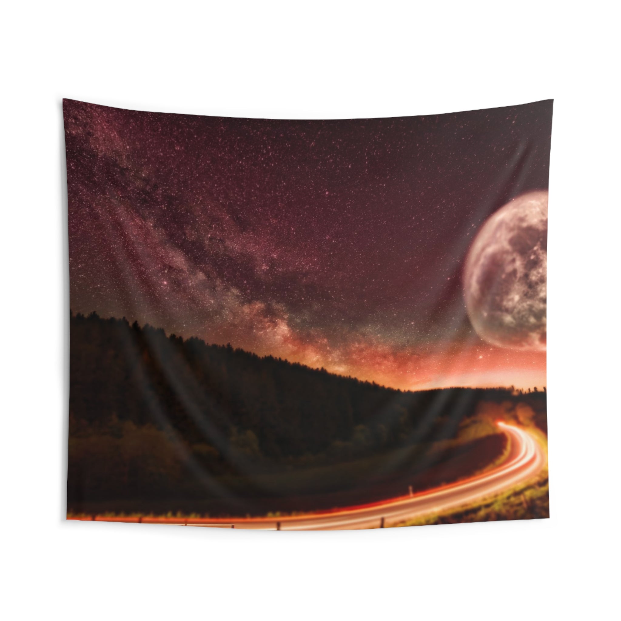 Road to Moon & Galaxy Tapestry-1