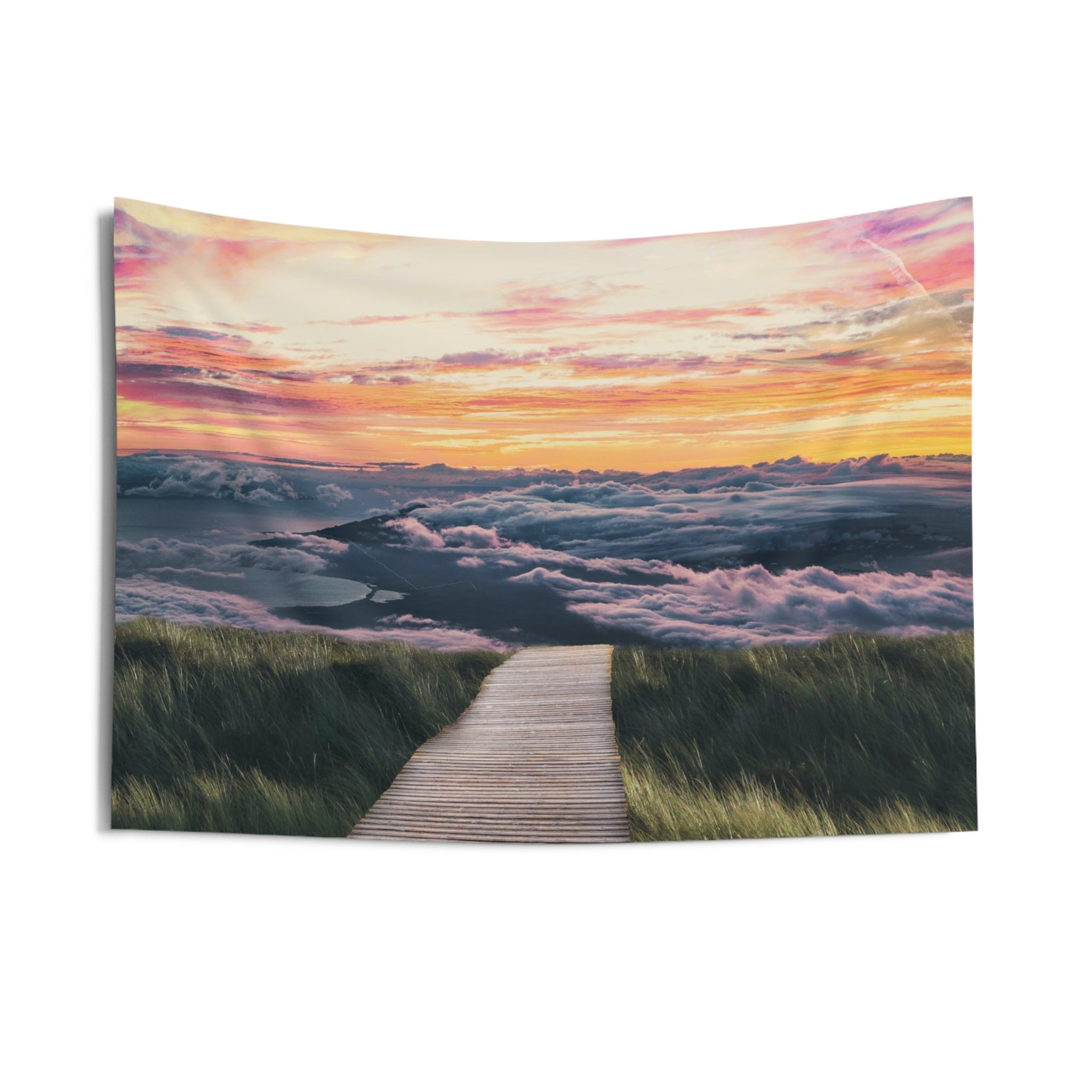 Sunrise Beach Path Tapestry-2