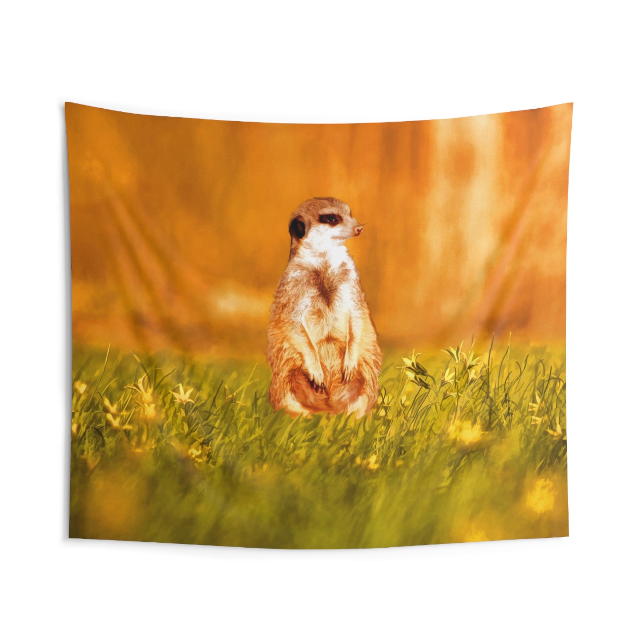 Standing Meerkat Tapestry-1