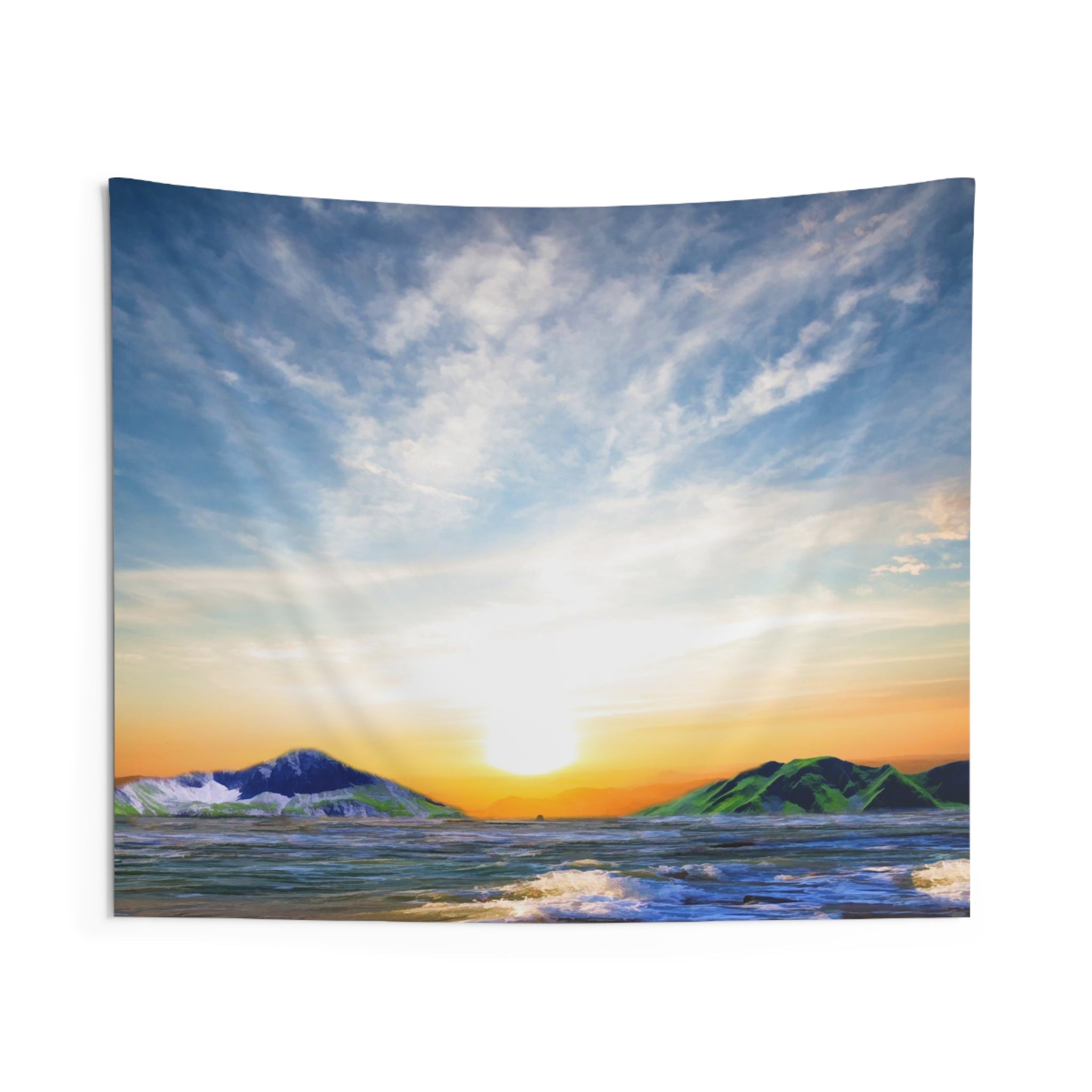 Beach Mountain Tapestry-0