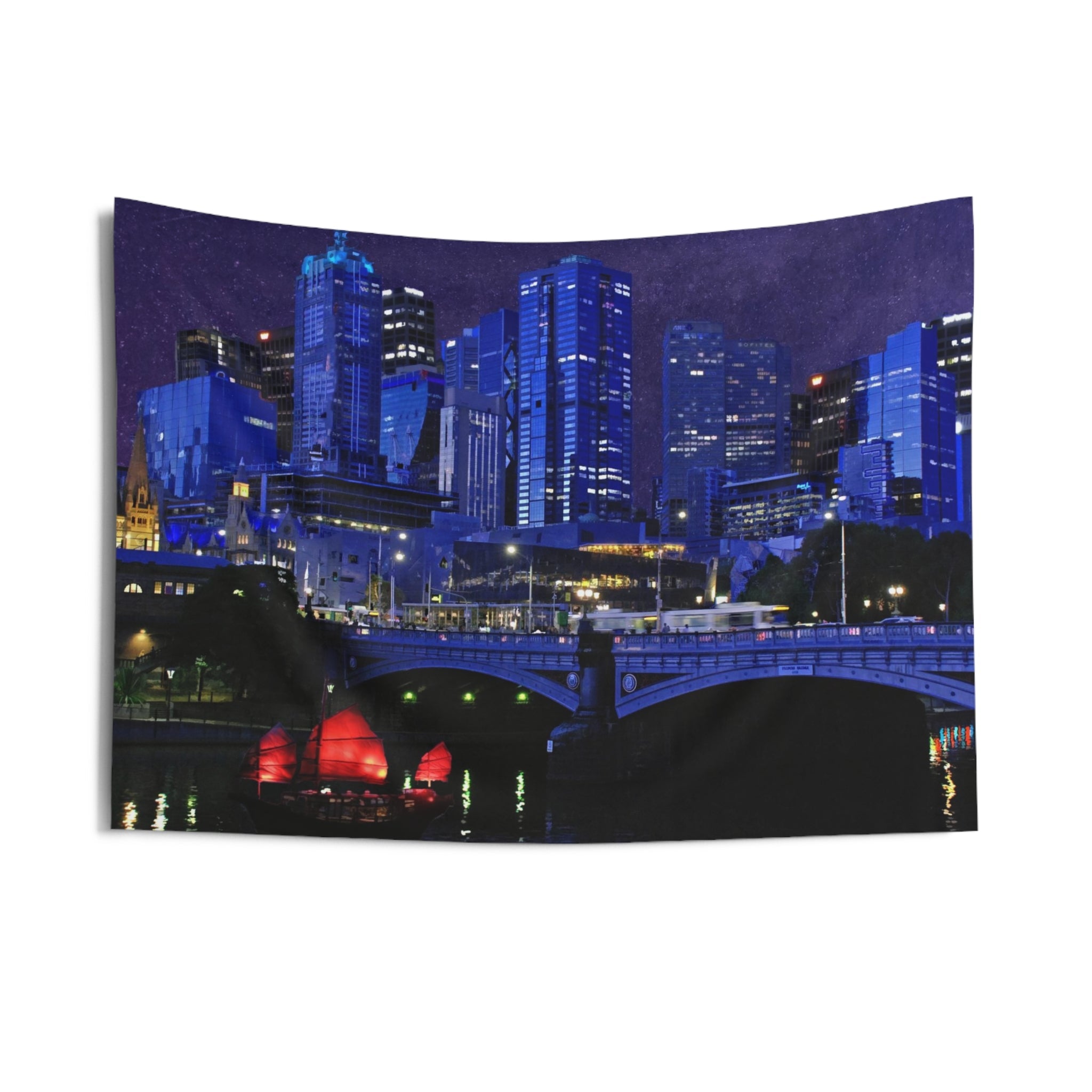 Melbourne Night Tapestry-1