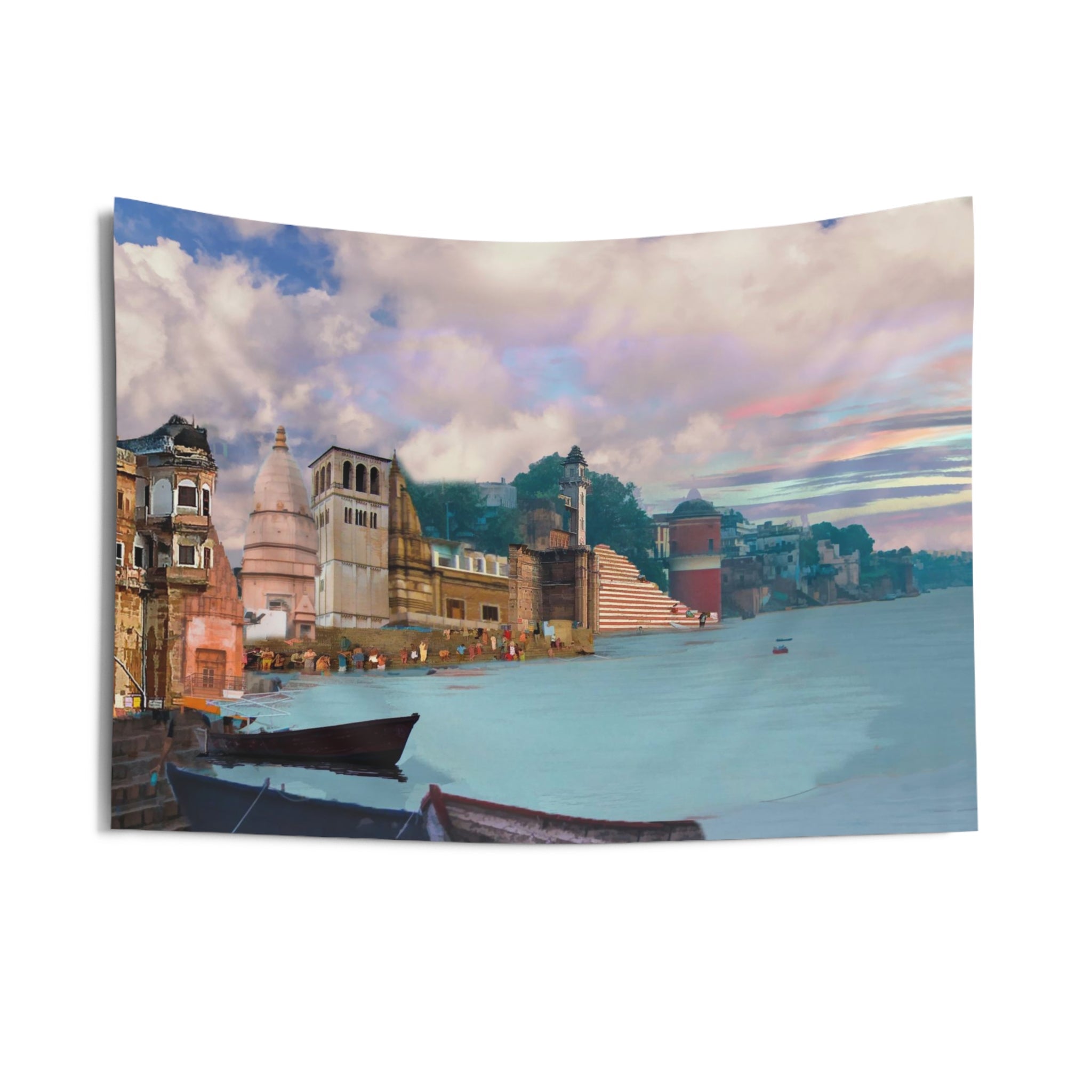 Varanasi Temple Tapestry-2