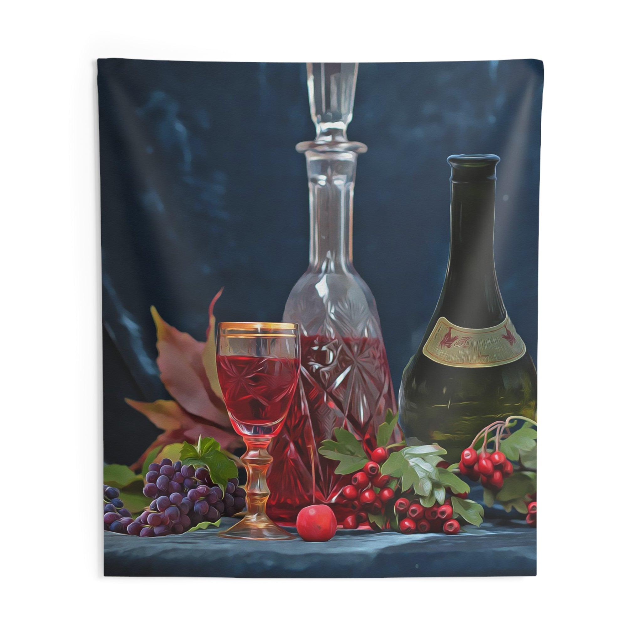 Wine & Glass Tapestry-3