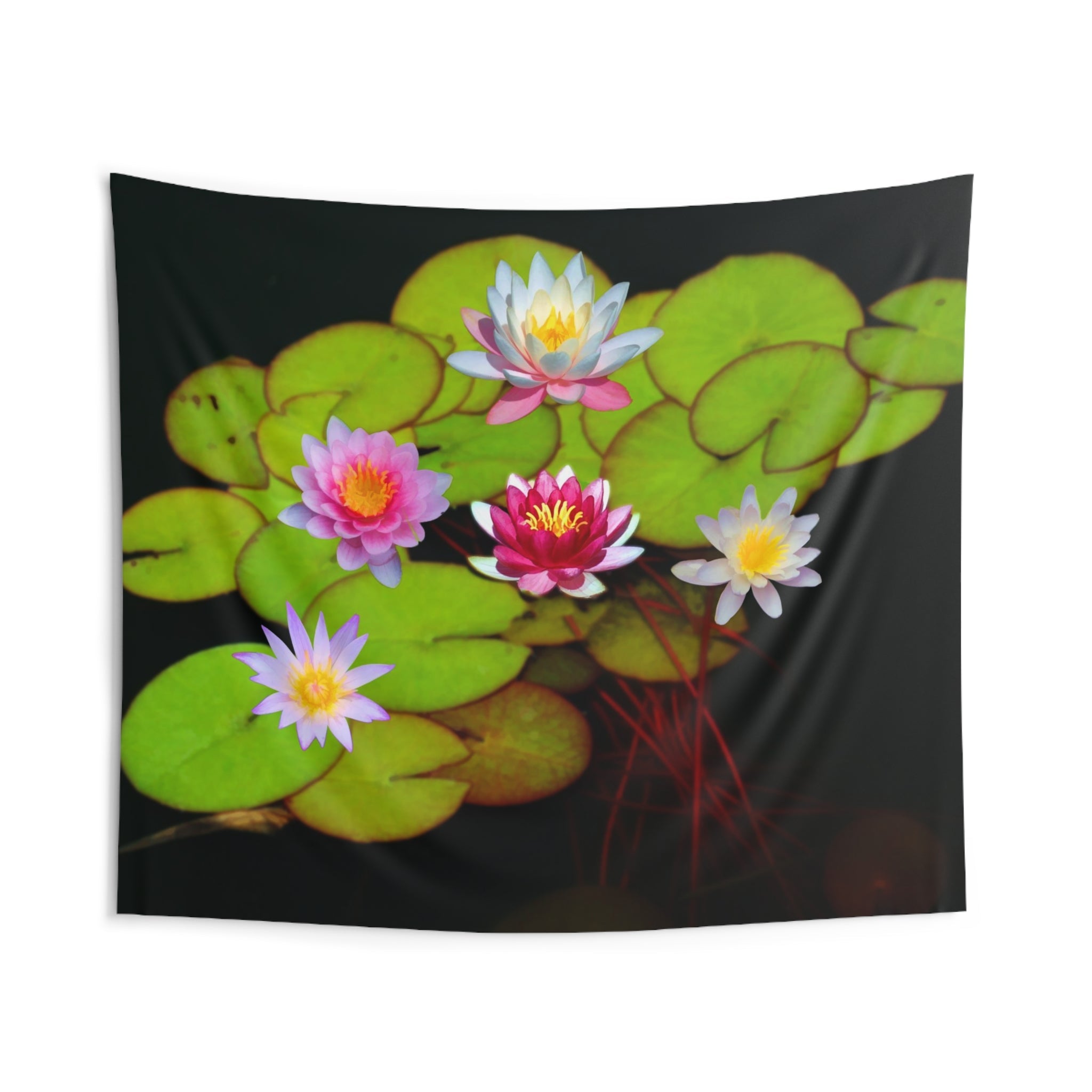 Lily Flower With Stem Tapestry-1
