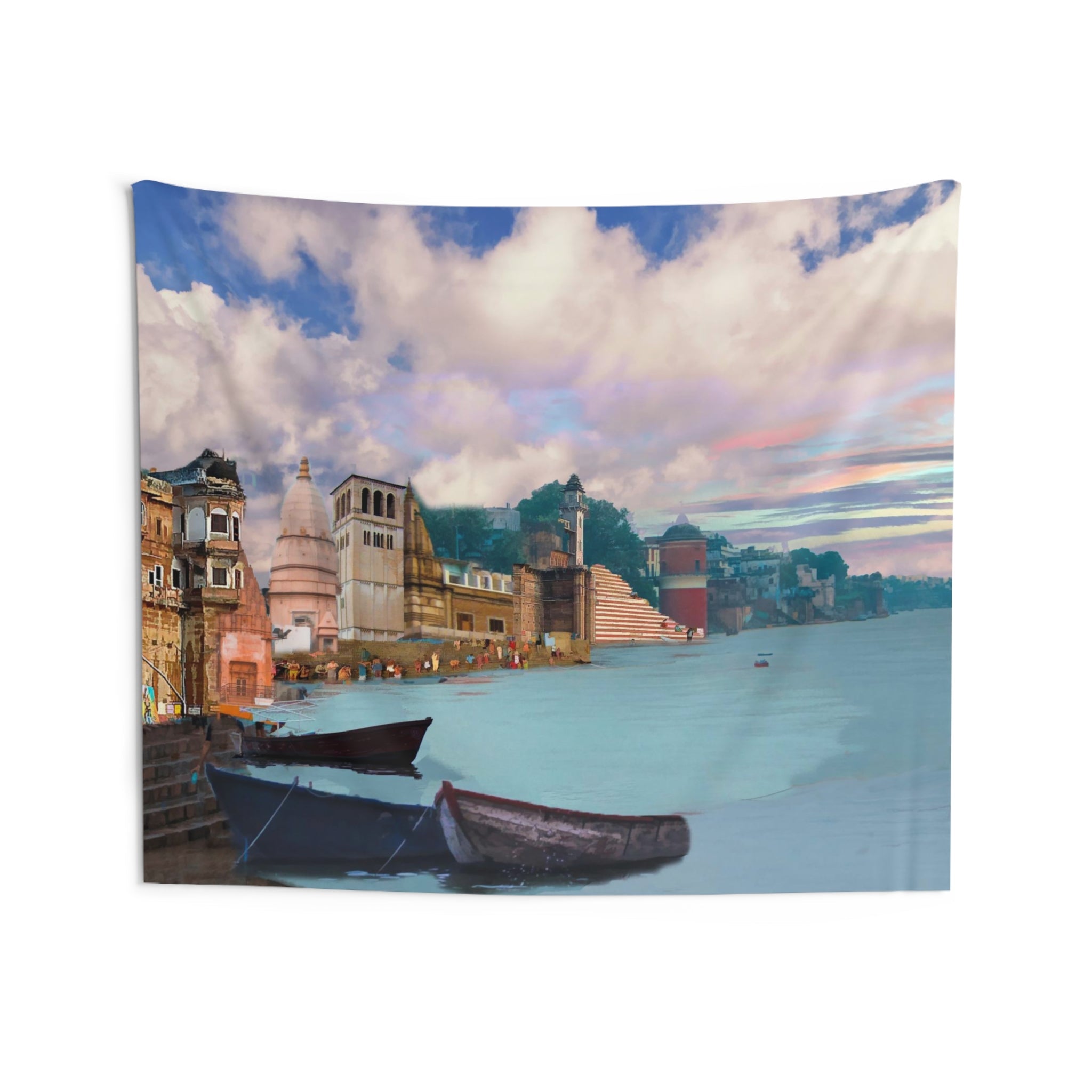 Varanasi Temple Tapestry-3