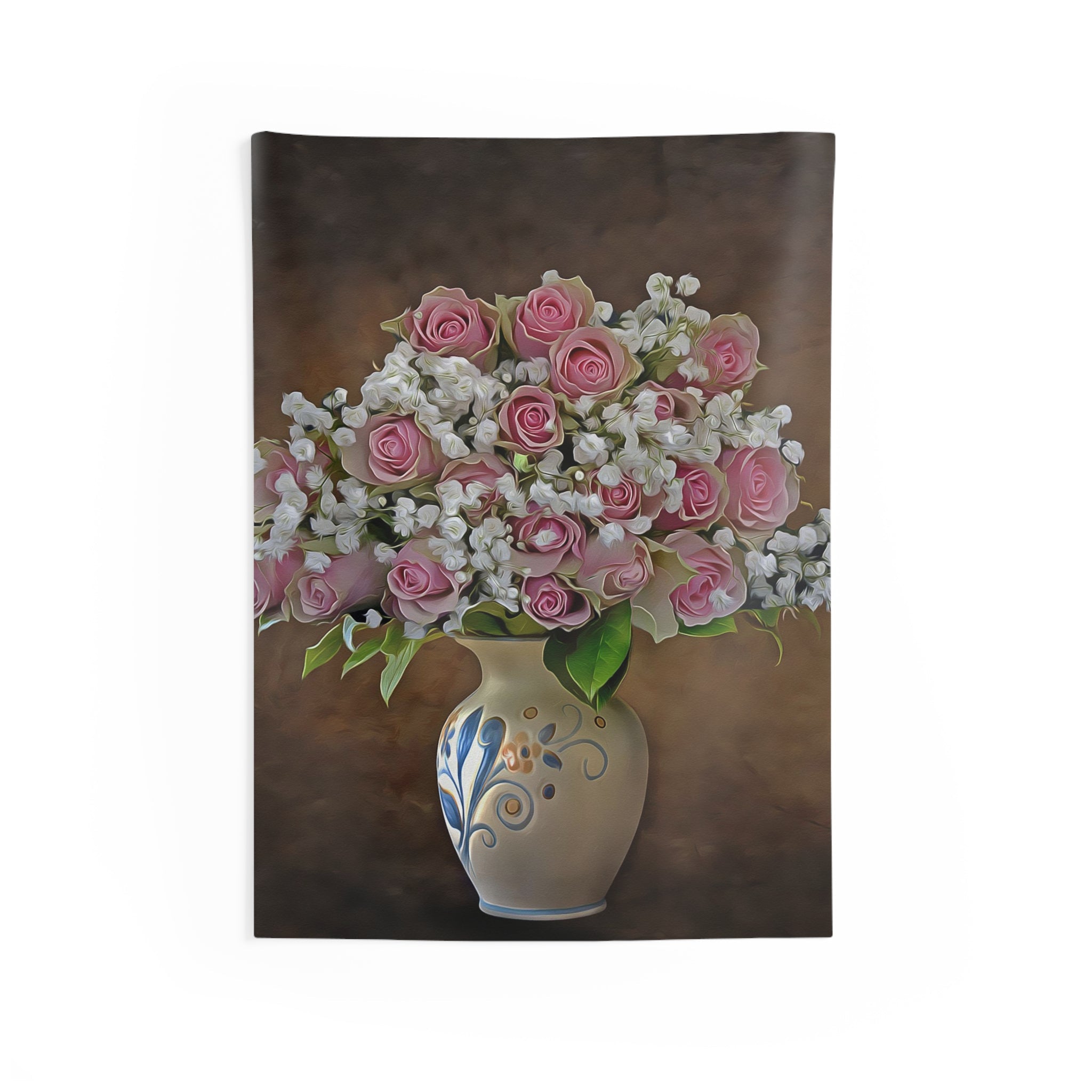 Rose Flowers Tapestry-0