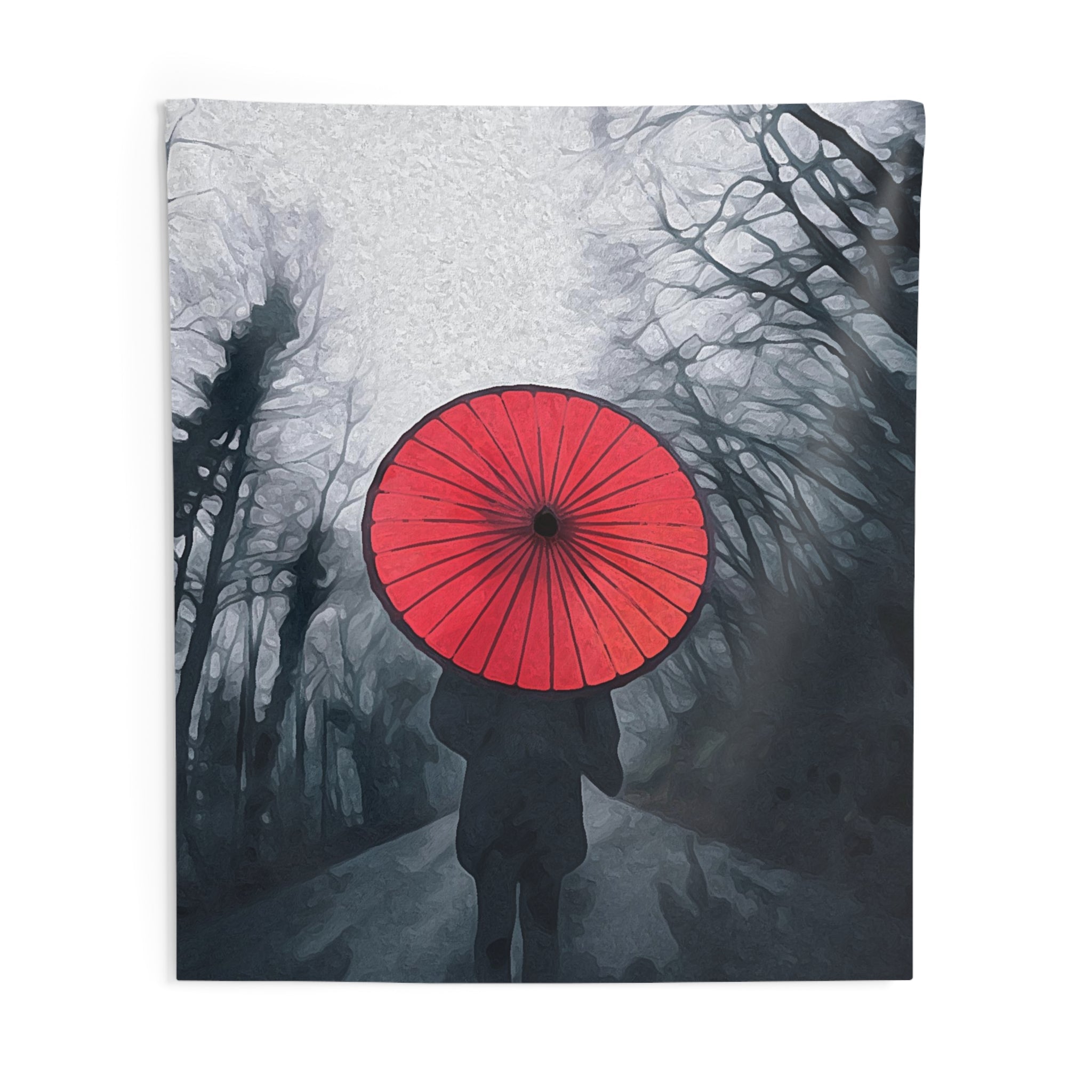 Red Umbrella Tapestry-3