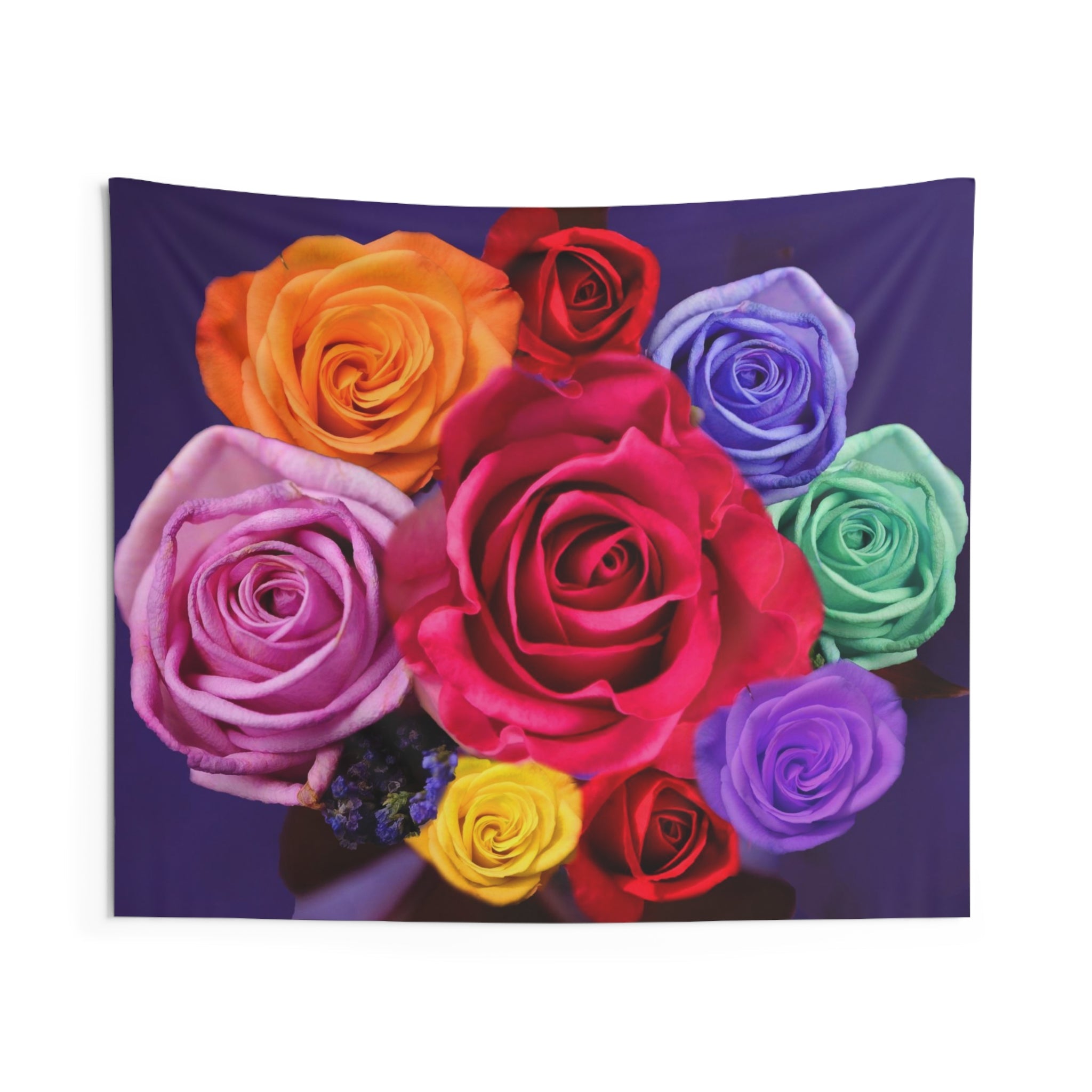 Colorfull Roses Tapestry-0