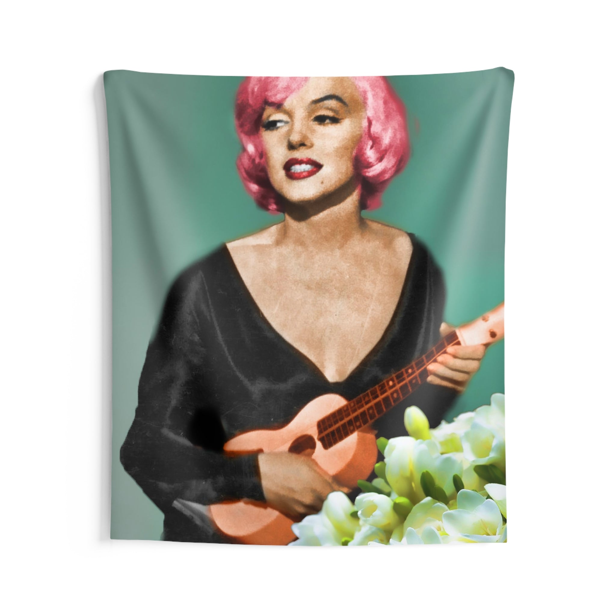 Marilyn Guitar Tapestry-2