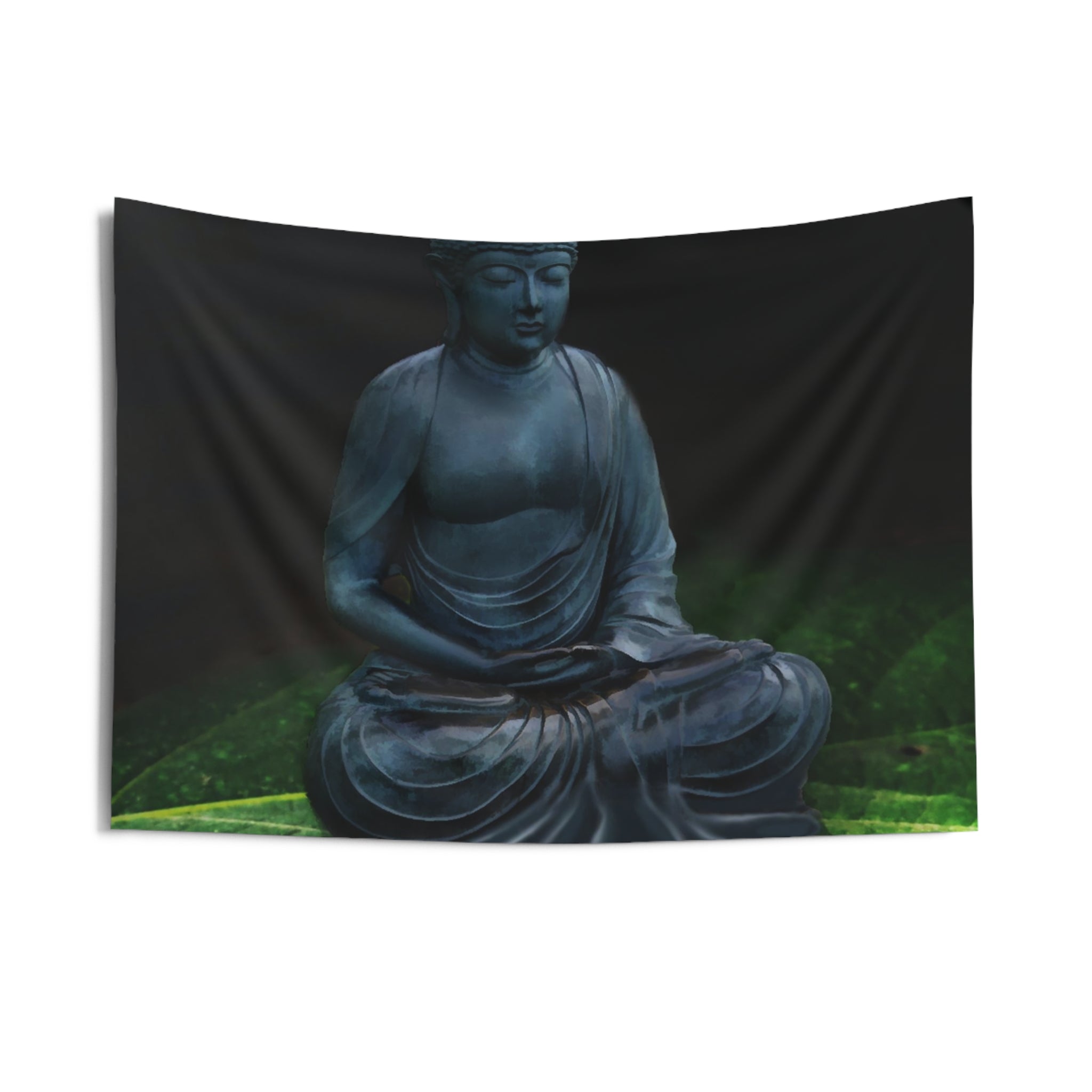 Buddha Blue Tapestry-2