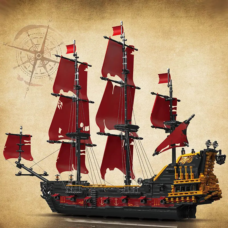 18th Century Pirate Ship 3138pcs-2