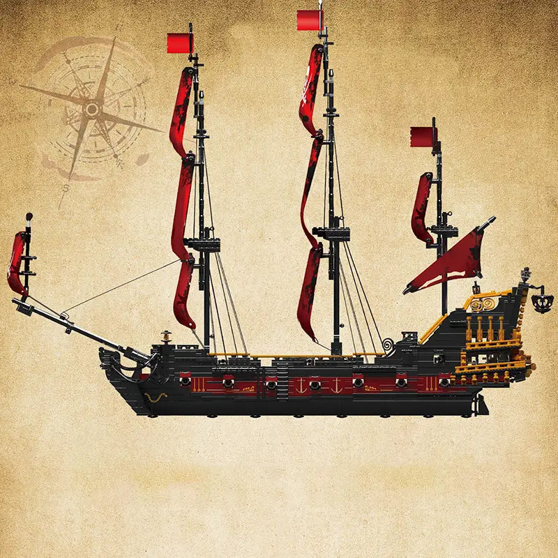 18th Century Pirate Ship 3138pcs-3