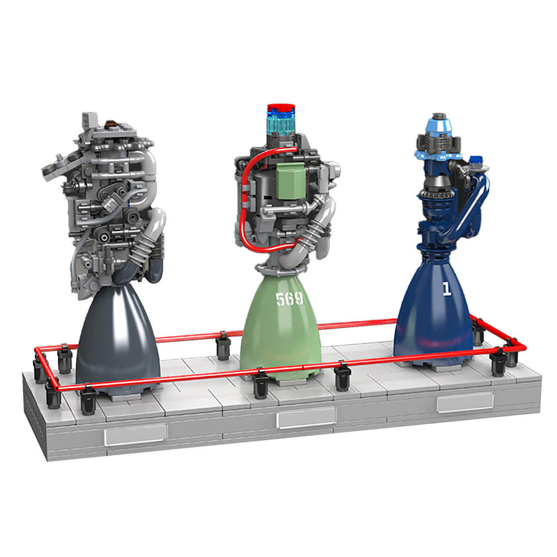 Methalox Rocket Engine Showcase 495Pcs-0