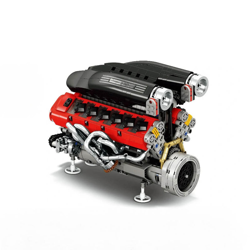 Legendary Prancing Horse V12 Engine 1239Pcs-0