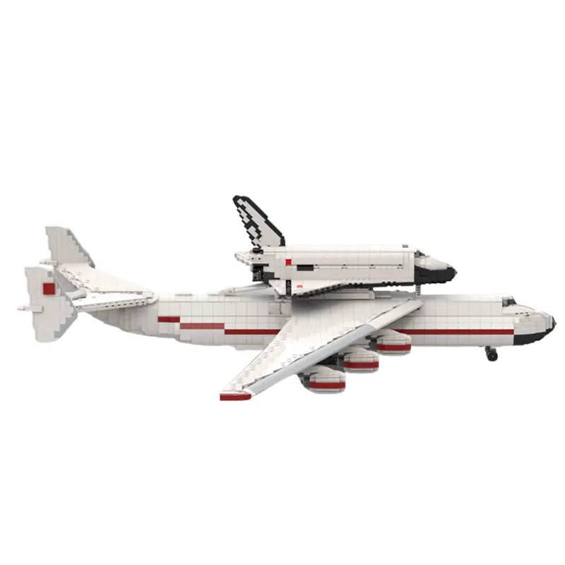 1:110 Buran with Antonov AN-225 Carrierplane 4176pcs-1