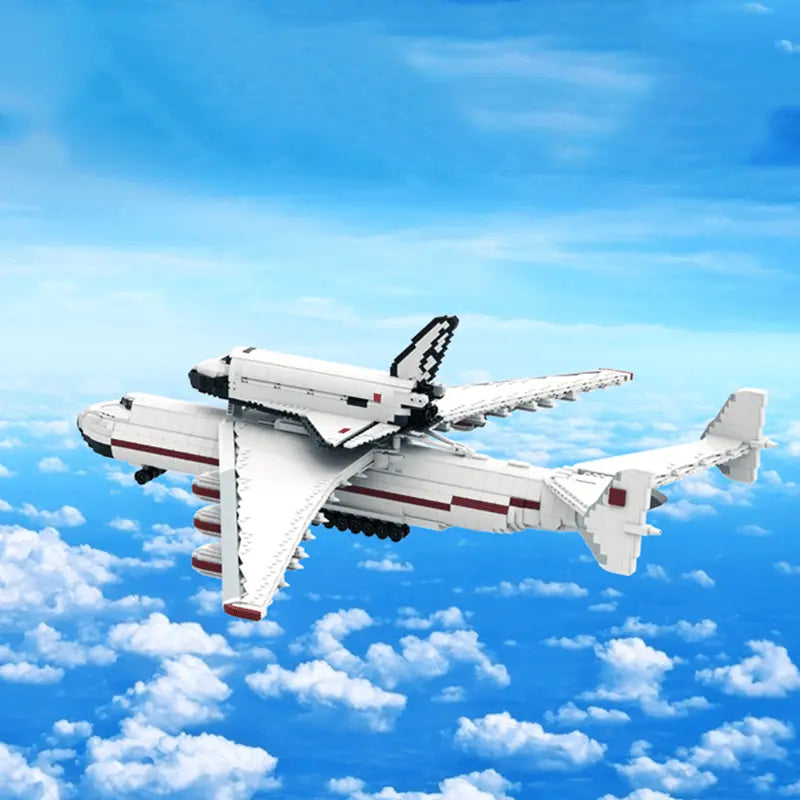 1:110 Buran with Antonov AN-225 Carrierplane 4176pcs-2