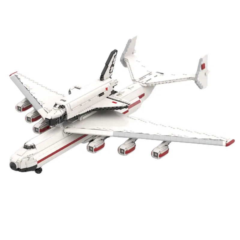 1:110 Buran with Antonov AN-225 Carrierplane 4176pcs-4