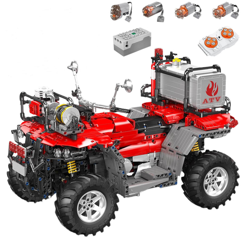 Remote Controlled Fire Rescue ATV 2099PCS-1