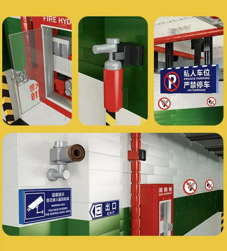 1:8 SCALE CAR PARK 2436PCS-2