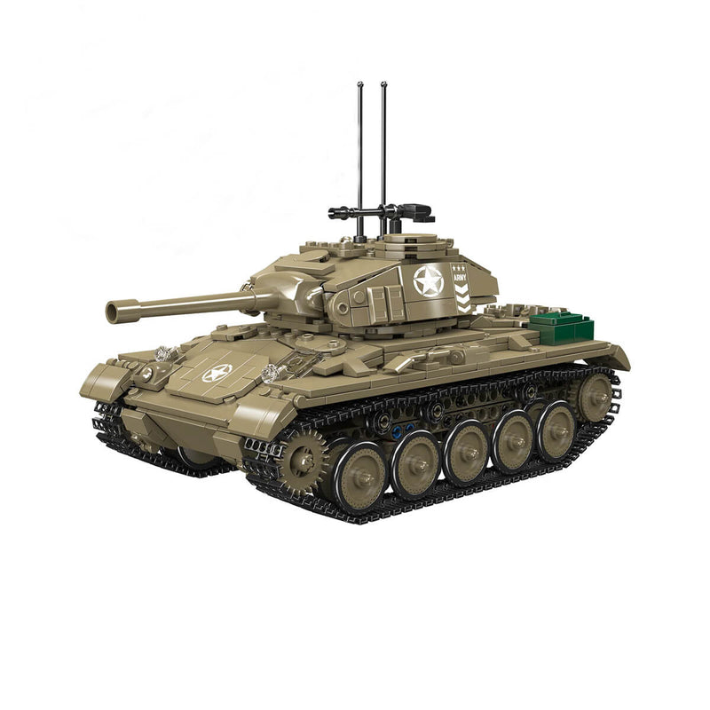 Remote Controlled M24 Chaffee Tank 931pcs-0