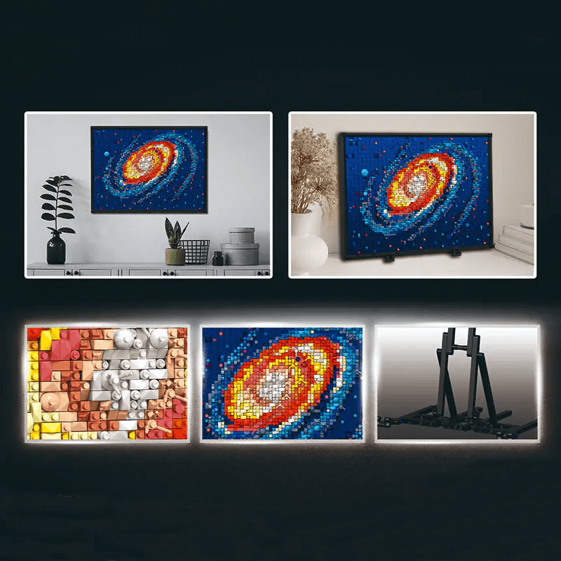 Milky Way 2437Pcs 3D Brick Model-1