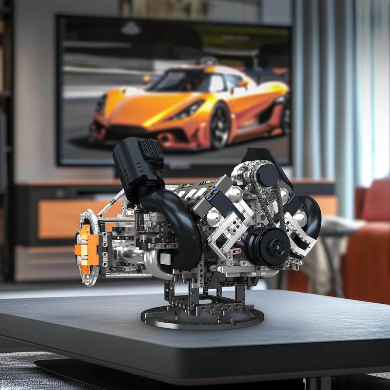 The Ultimate Scandinavian 5L V8 Engine & Gearbox 3191Pcs-1