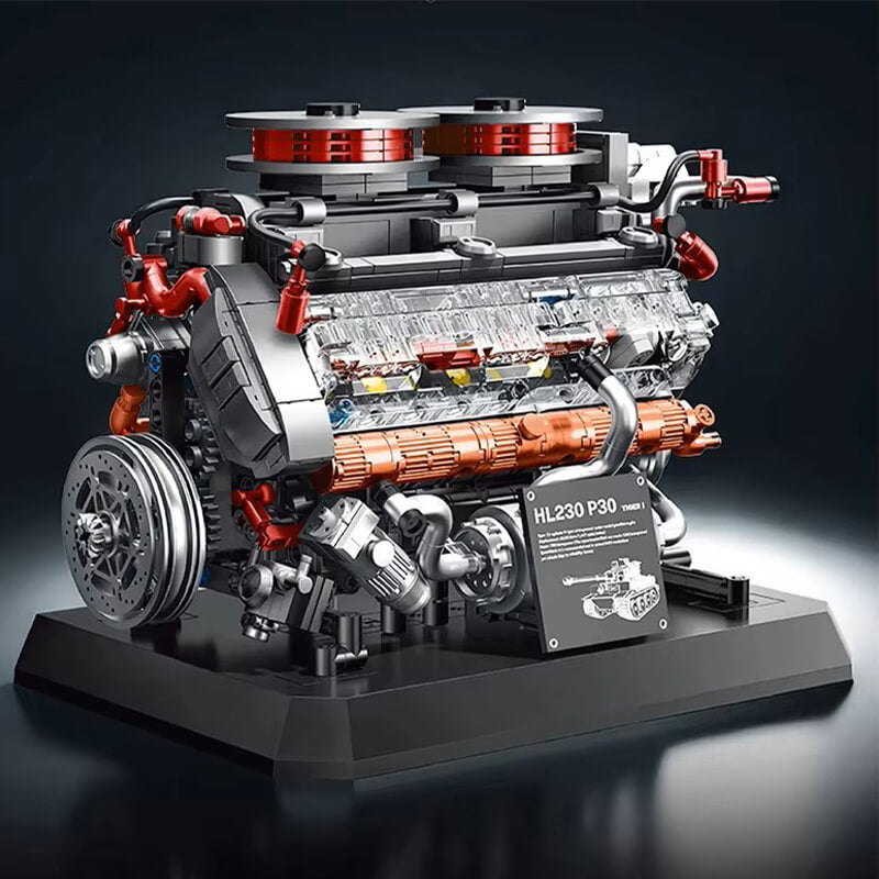 WW2 German V8 Tank Engine 1235Pcs-1