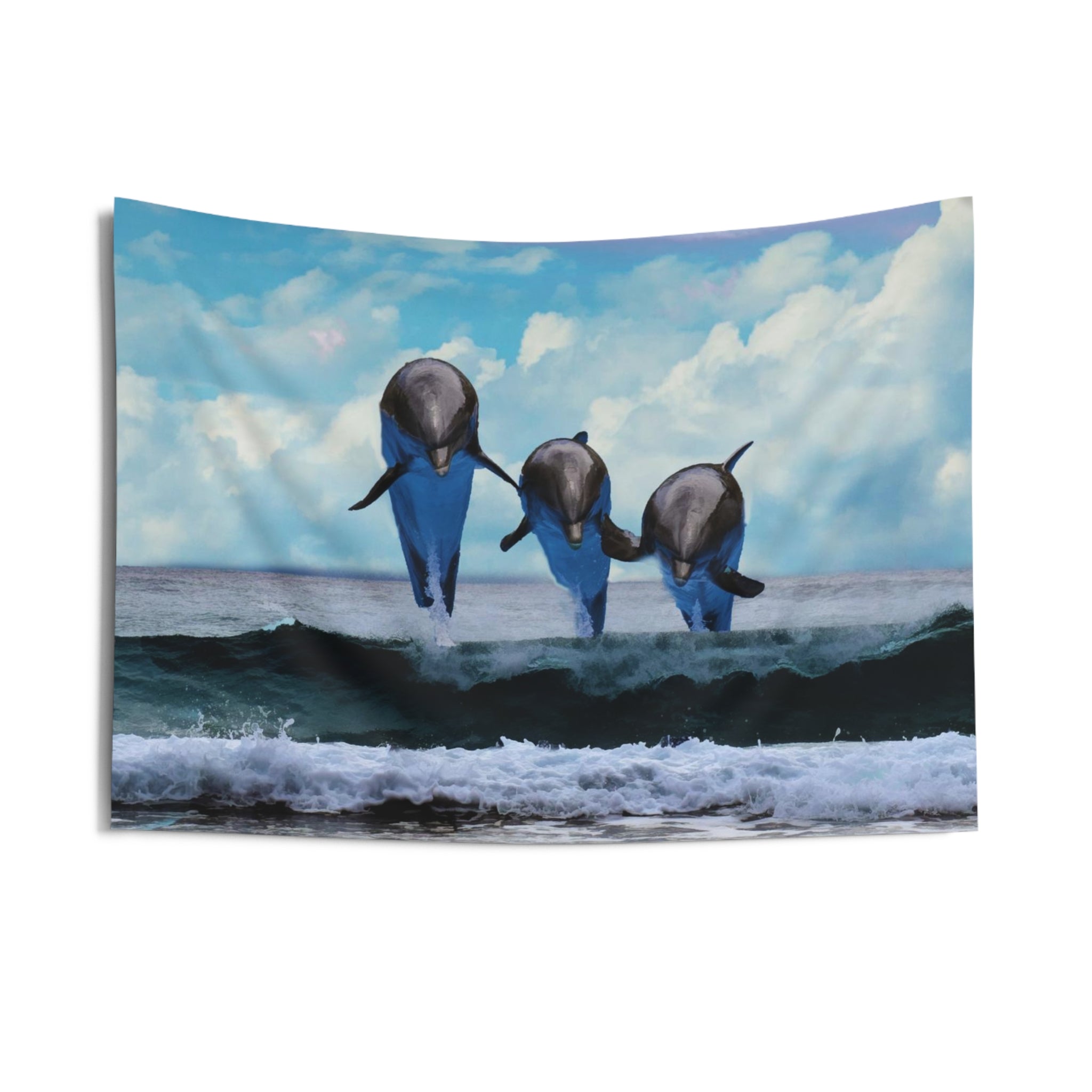 Dolphin Dancing Tapestry-2