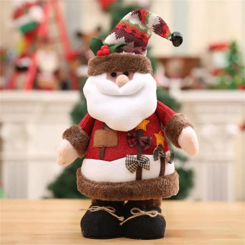 Christmas Santa Claus Standing Doll Decor-1