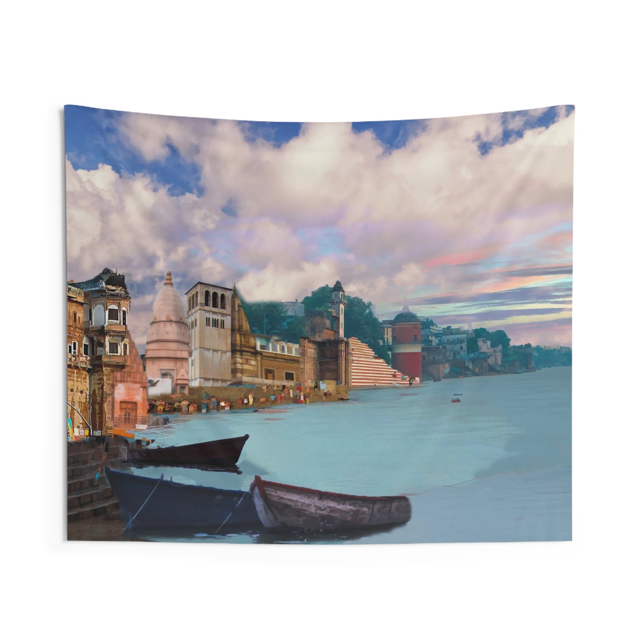 Varanasi Temple Tapestry-0