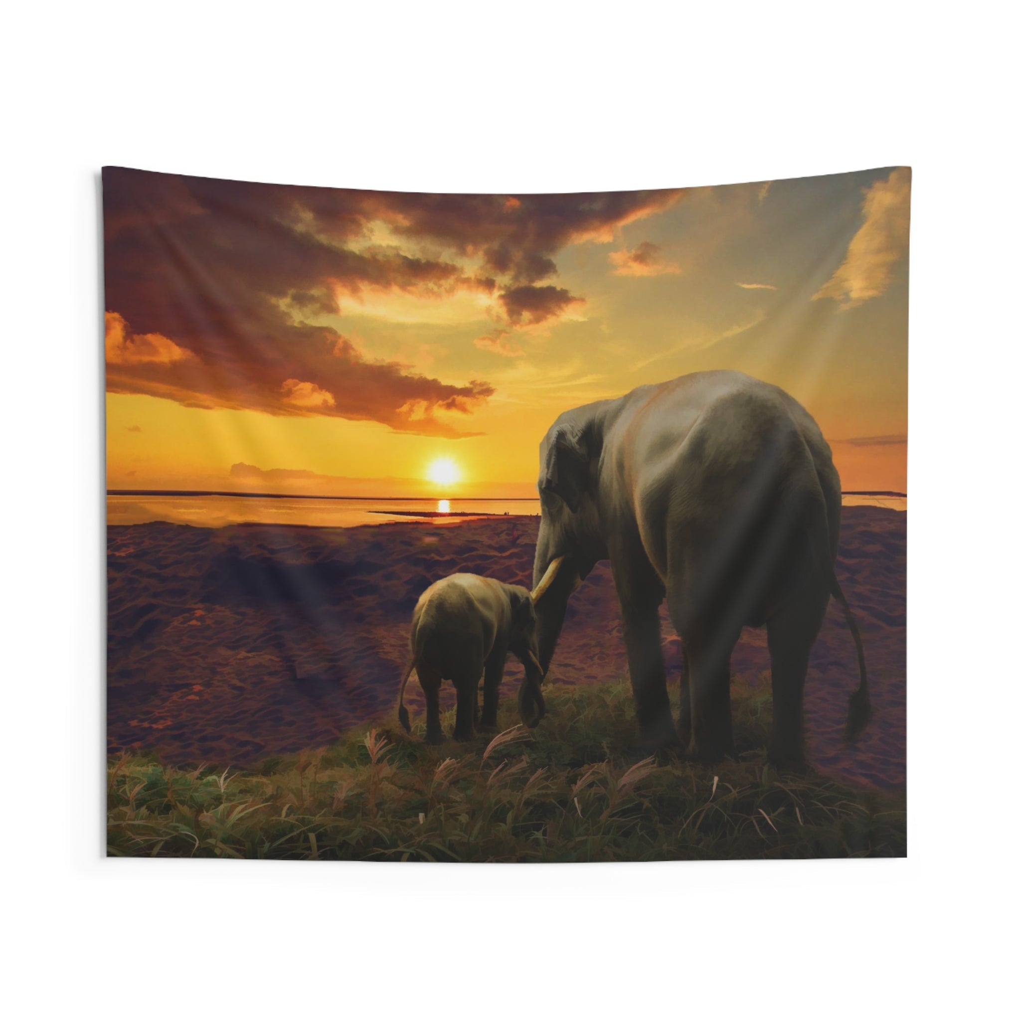 Elephant Love Tapestry-0