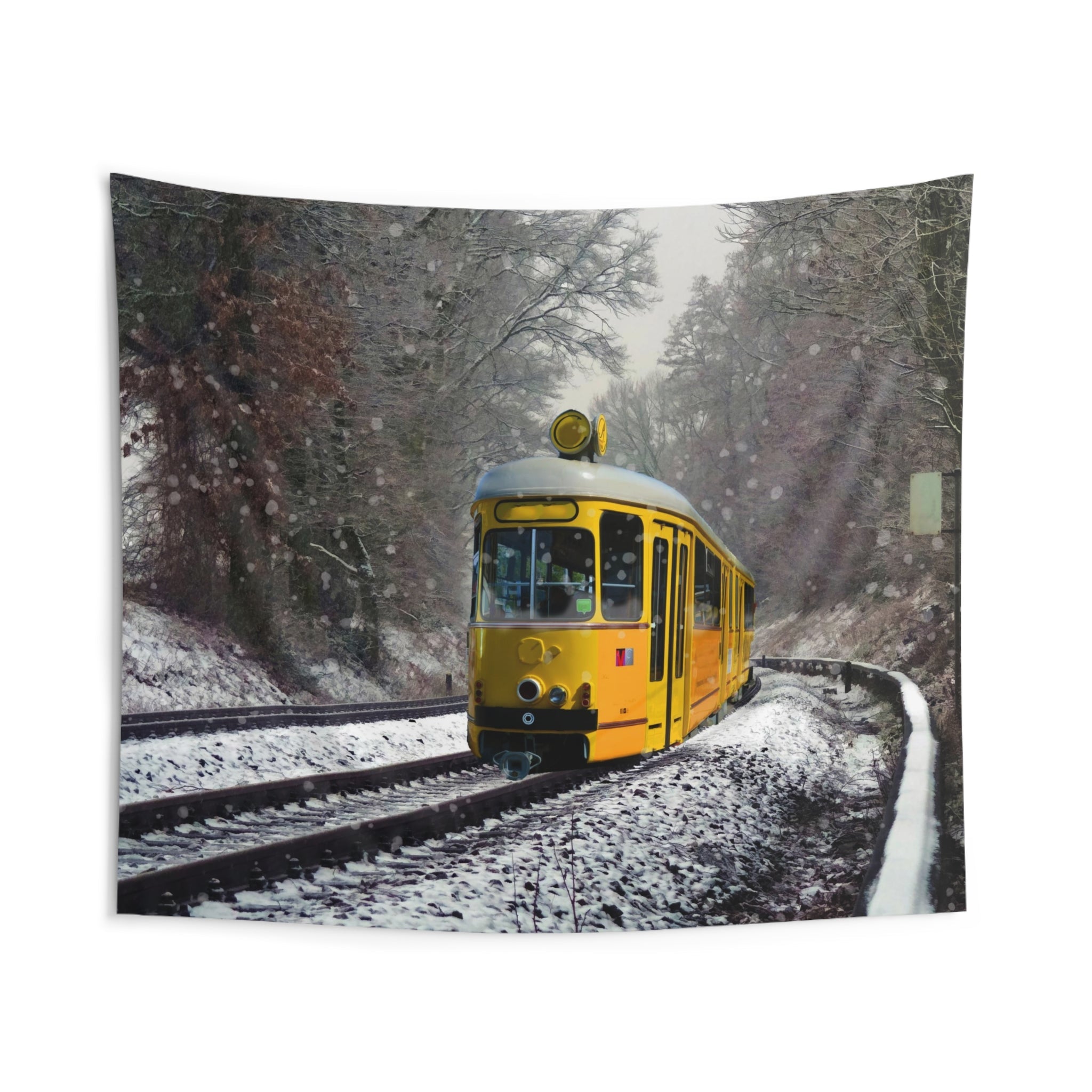 Yellow Tram Tapestry-1