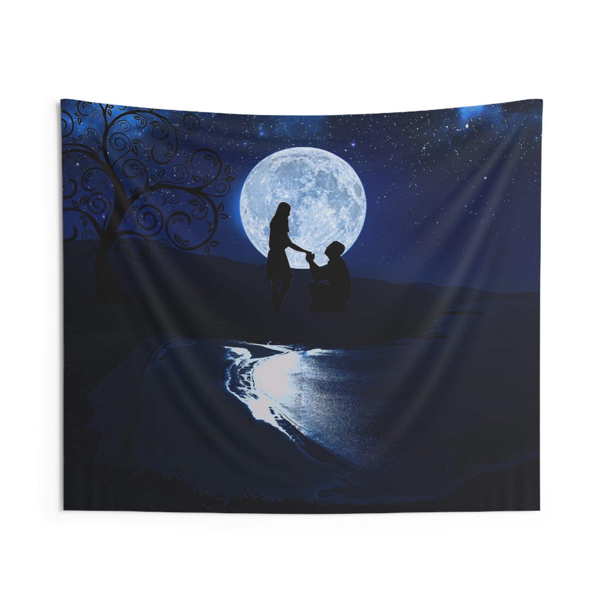 Couple propose in Moonlight Tapestry-0