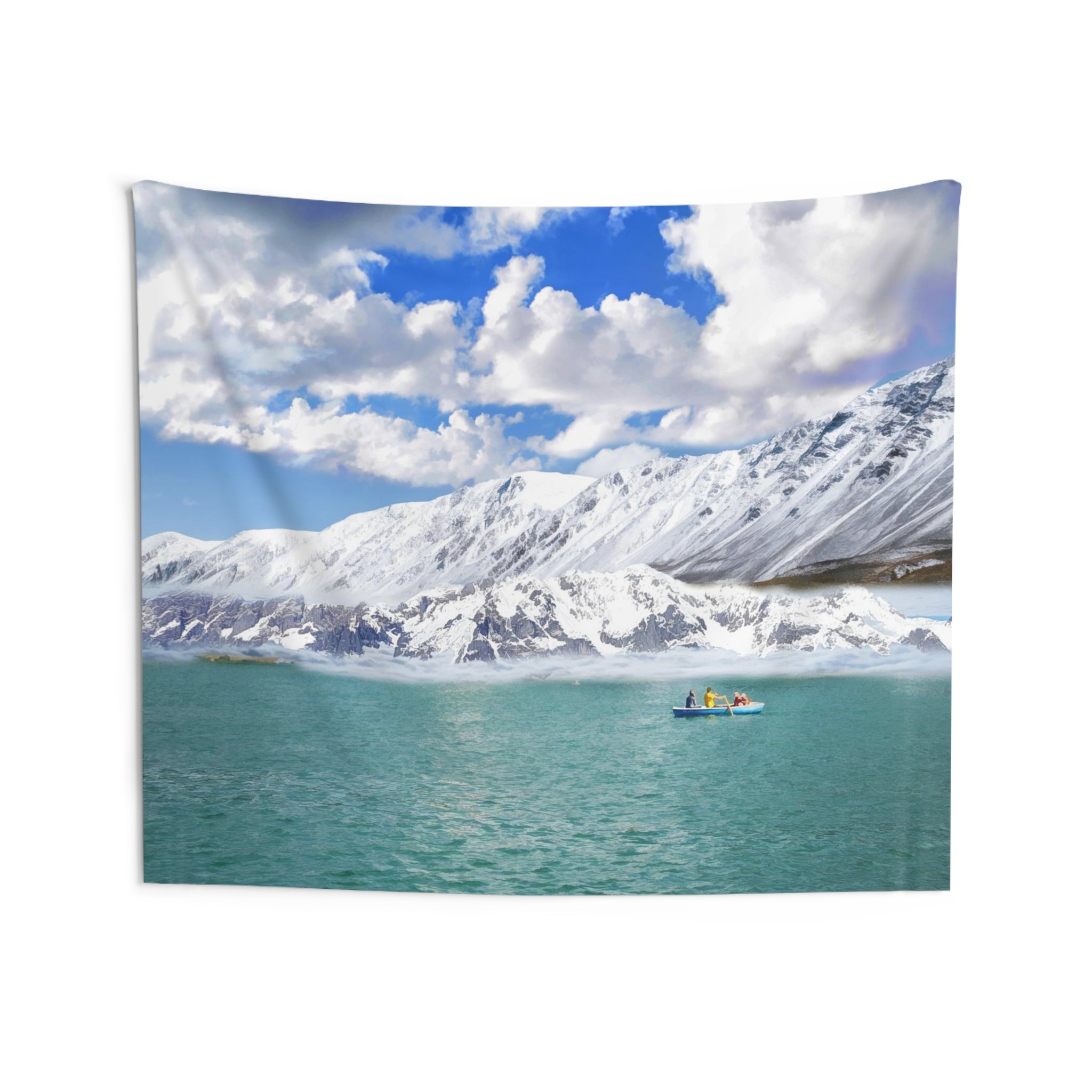 Ladakh Mountain Lake Tapestry-3