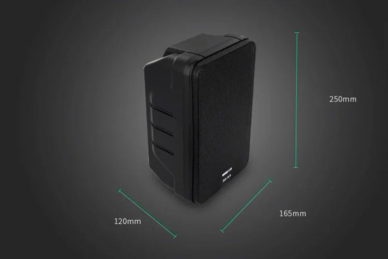 100W 5-Inch Full Range Bookshelf Speakers (Black)-2