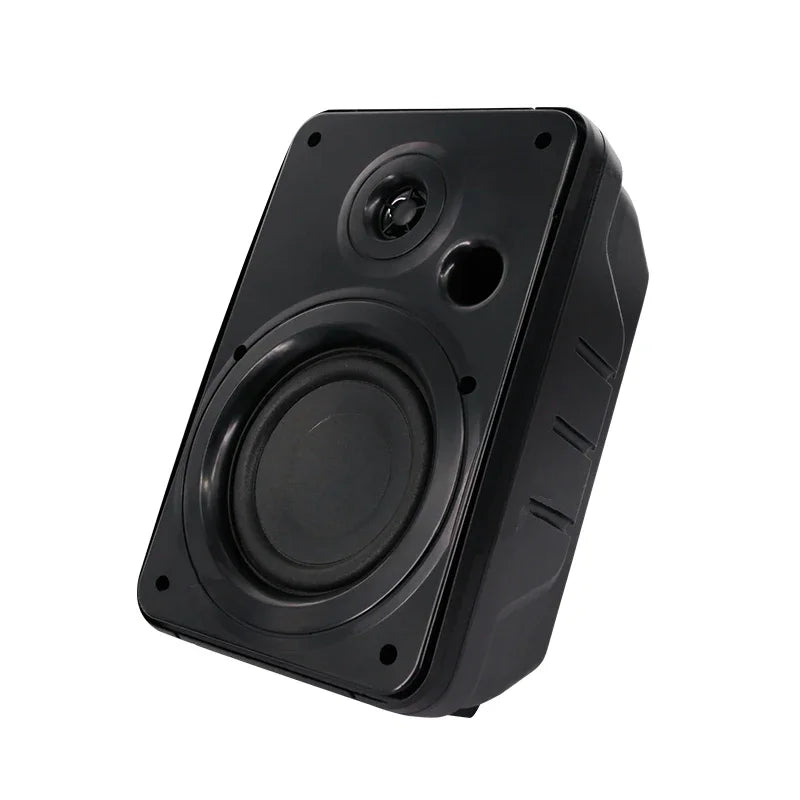 100W 5-Inch Full Range Bookshelf Speakers (Black)-3