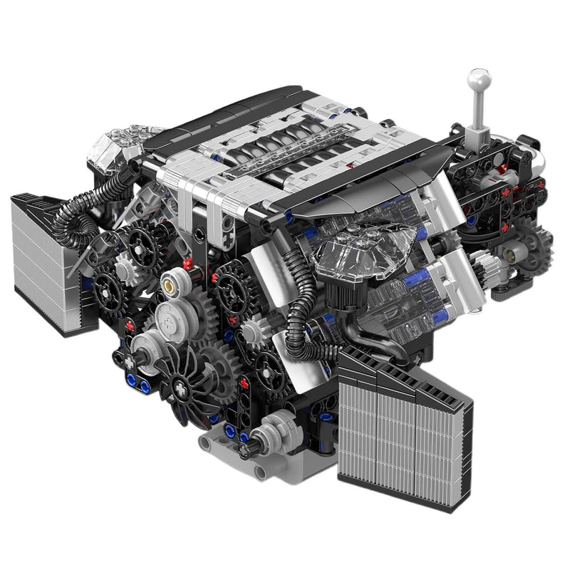 Twin Turbo W12 German Engine 870pcs-0