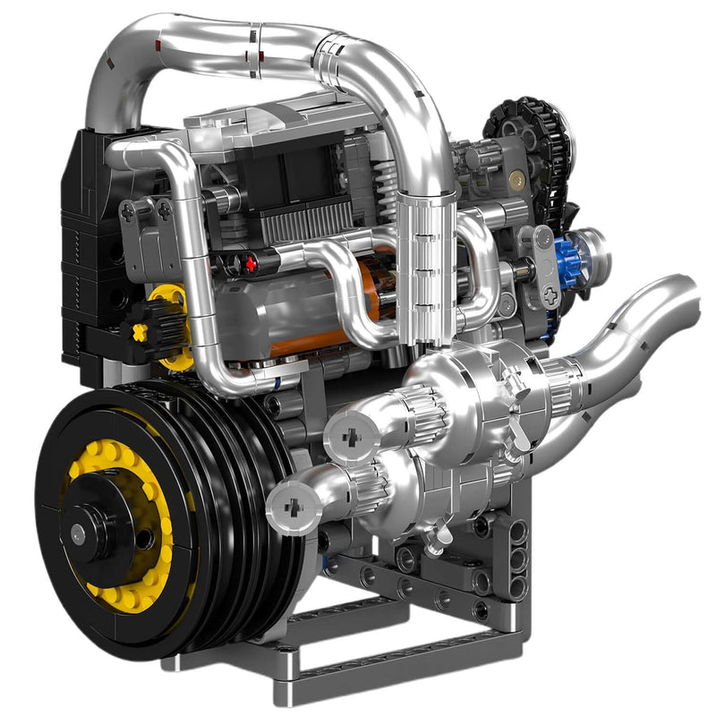 Motorised Swedish 2025 Hypercar Engine 738Pcs-0