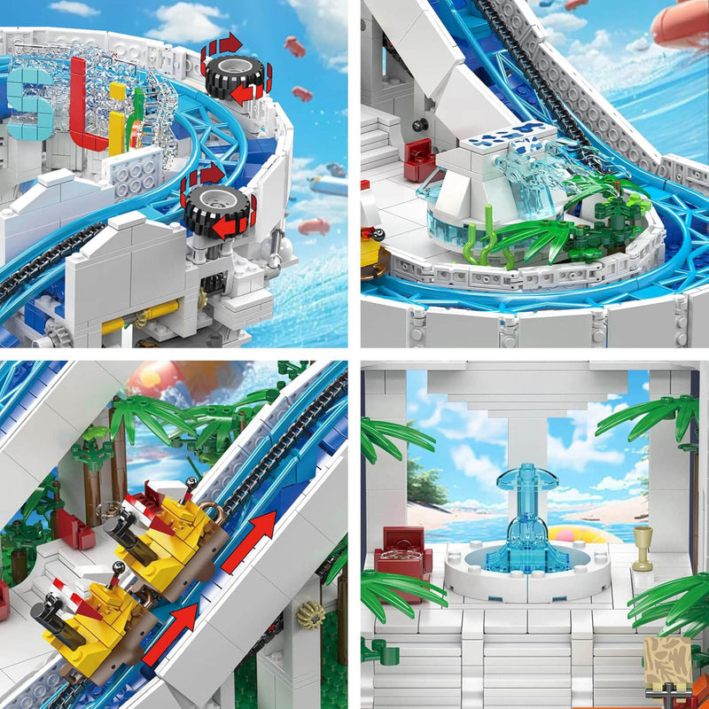 Motorised Water Slide 2087Pcs-3